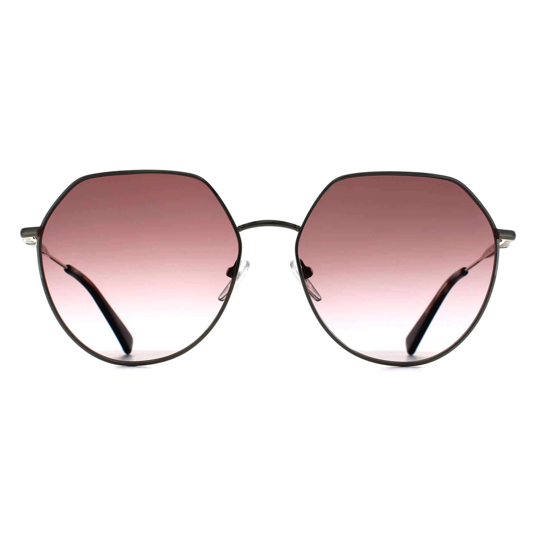 Longchamp Women's   Gold Oval Brown Lo154s Sunglasses , BrandAlley