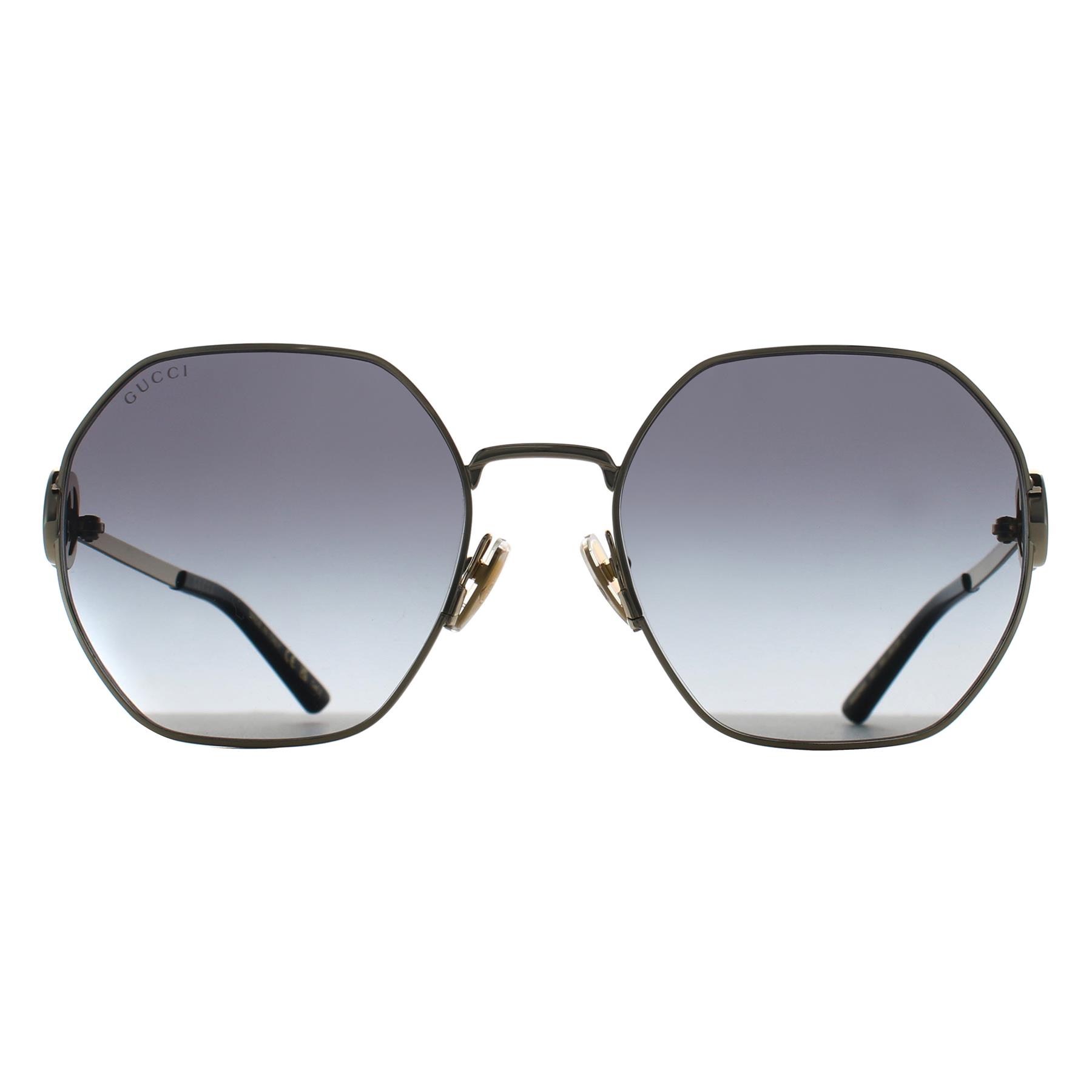 Gucci Women's   Gold Round Grey Gg2046s Sunglasses , BrandAlley