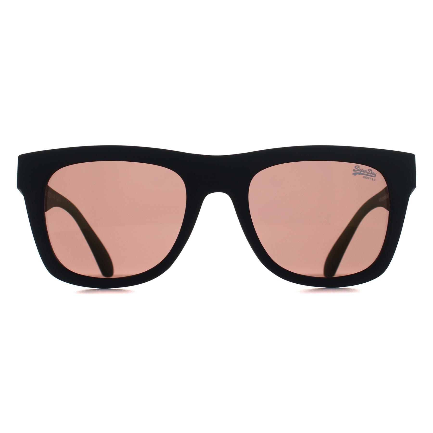 Superdry Men's  Square  Black Gold Mirrored SDS Byronville Sunglasses , BrandAlley