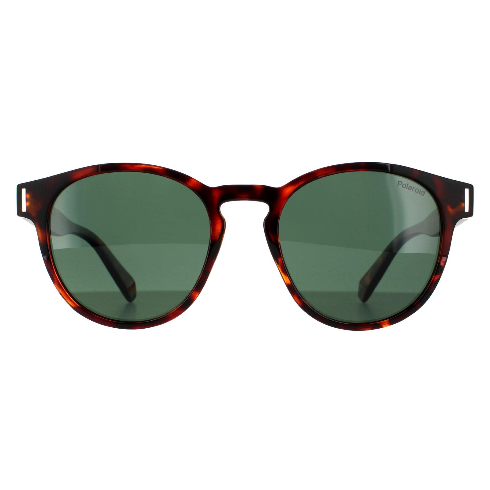 Polaroid Men's   Brown Round Green Polarised Pld 6175/S Sunglasses , BrandAlley
