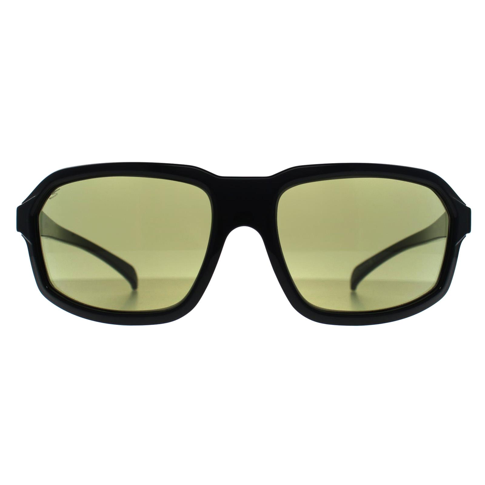 Serengeti Men's  Wrap Male Black Green Photochromic Hext Sunglasses , BrandAlley