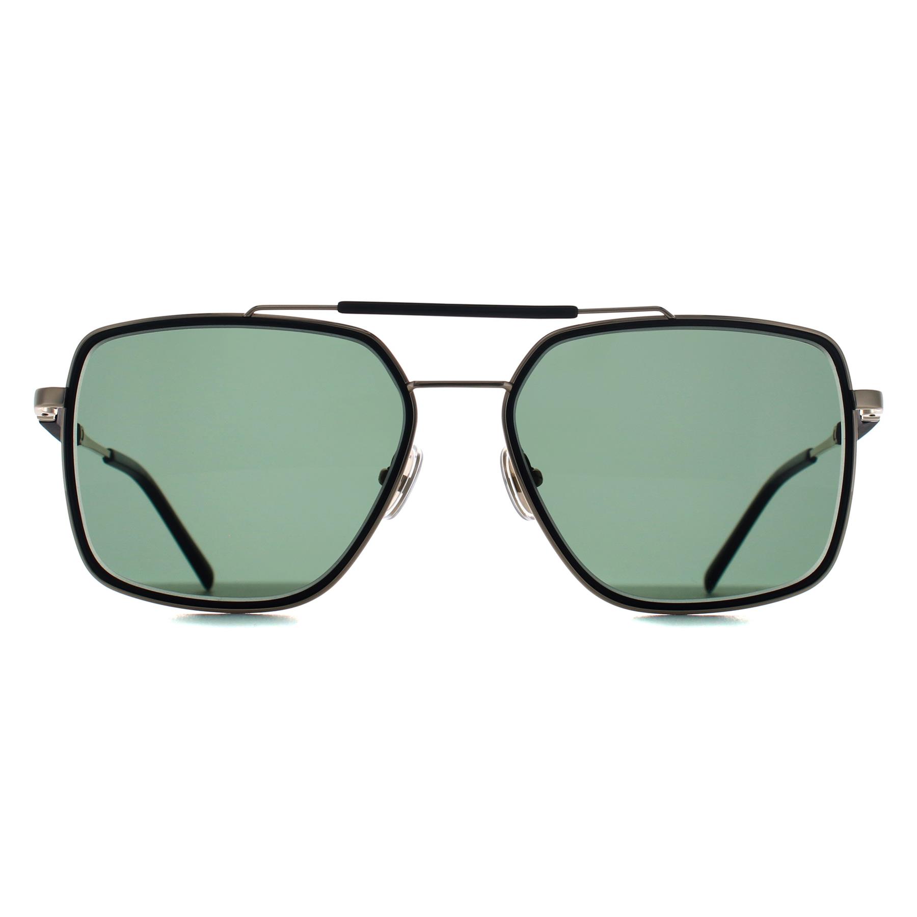 Salvatore Ferragamo Men's   Gold Square Male Green Sf298s Sunglasses , BrandAlley