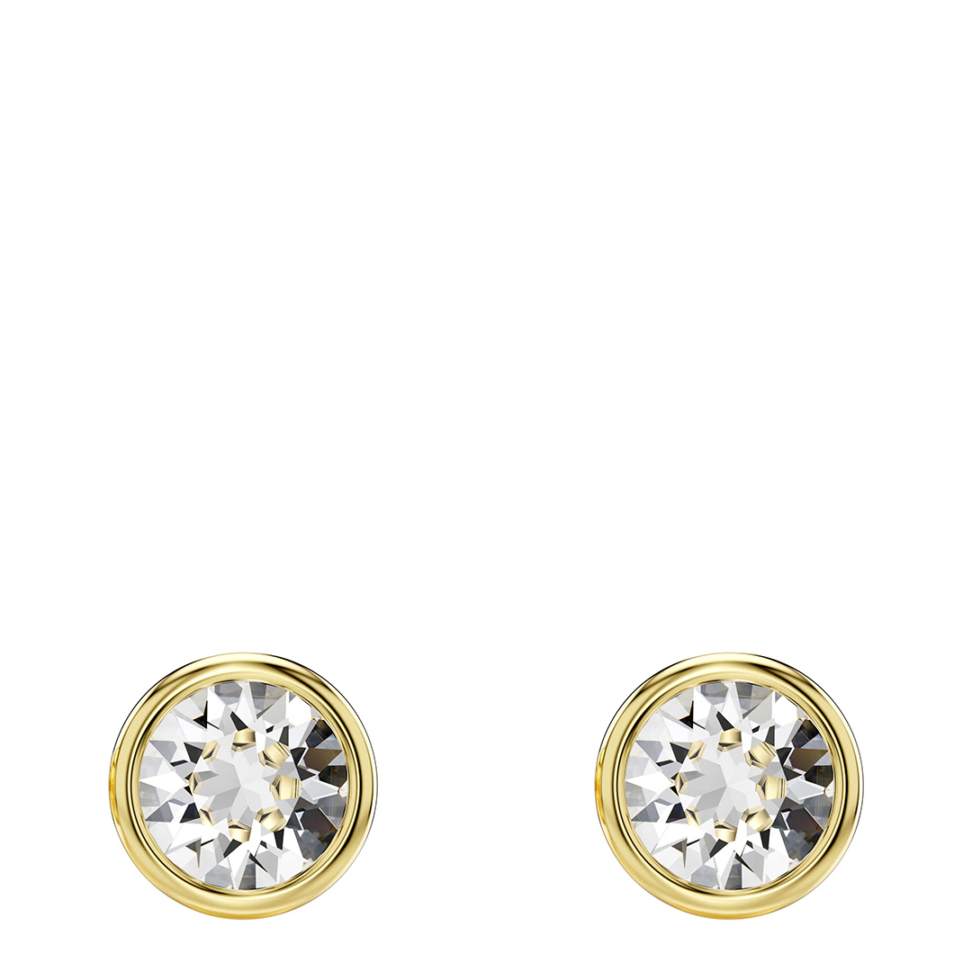 SWAROVSKI Women's   Gold 18K Finish Imber Stud Earrings in Size 0.7, BrandAlley