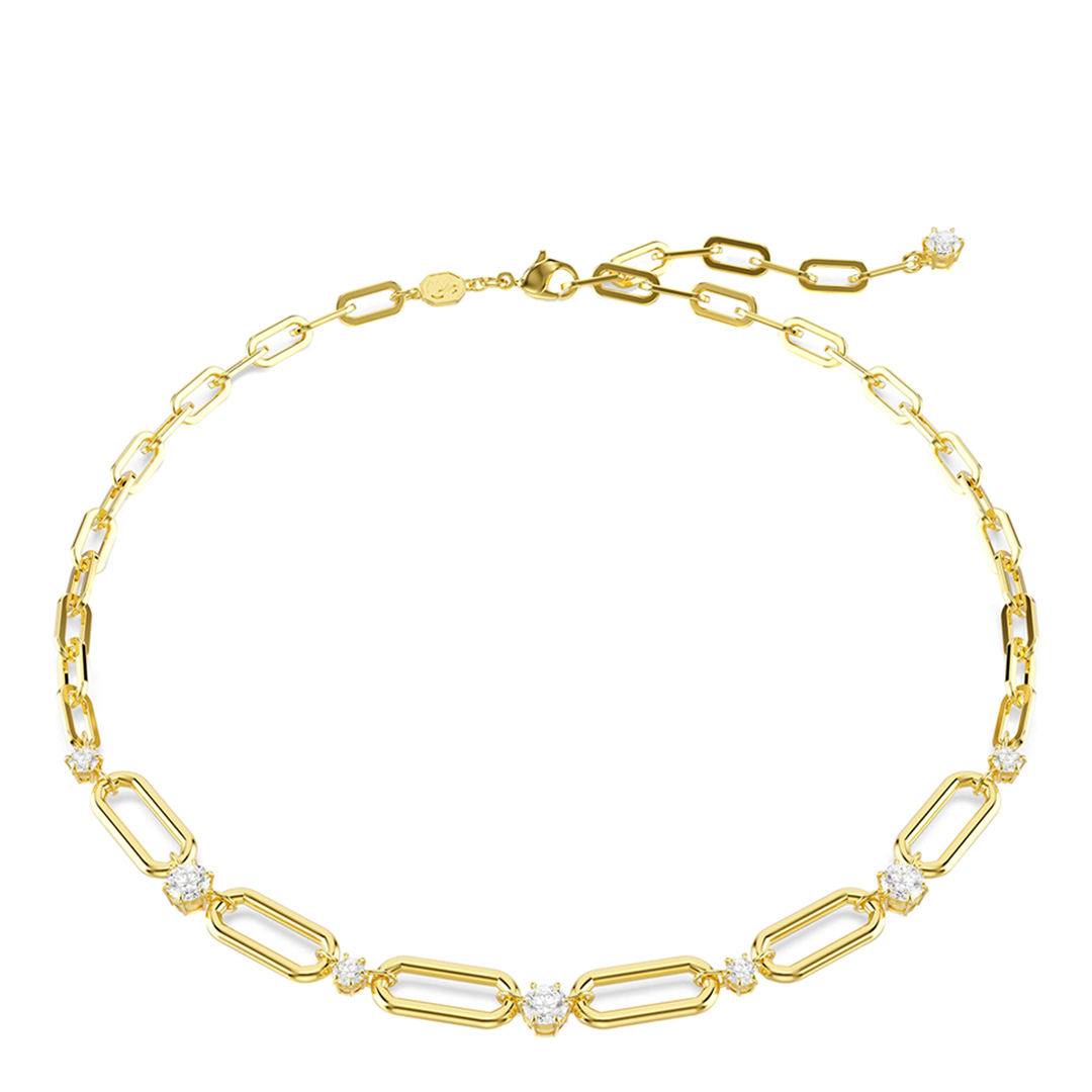 SWAROVSKI Women's  18K Gold Finish Constella Necklace in Size 38, BrandAlley