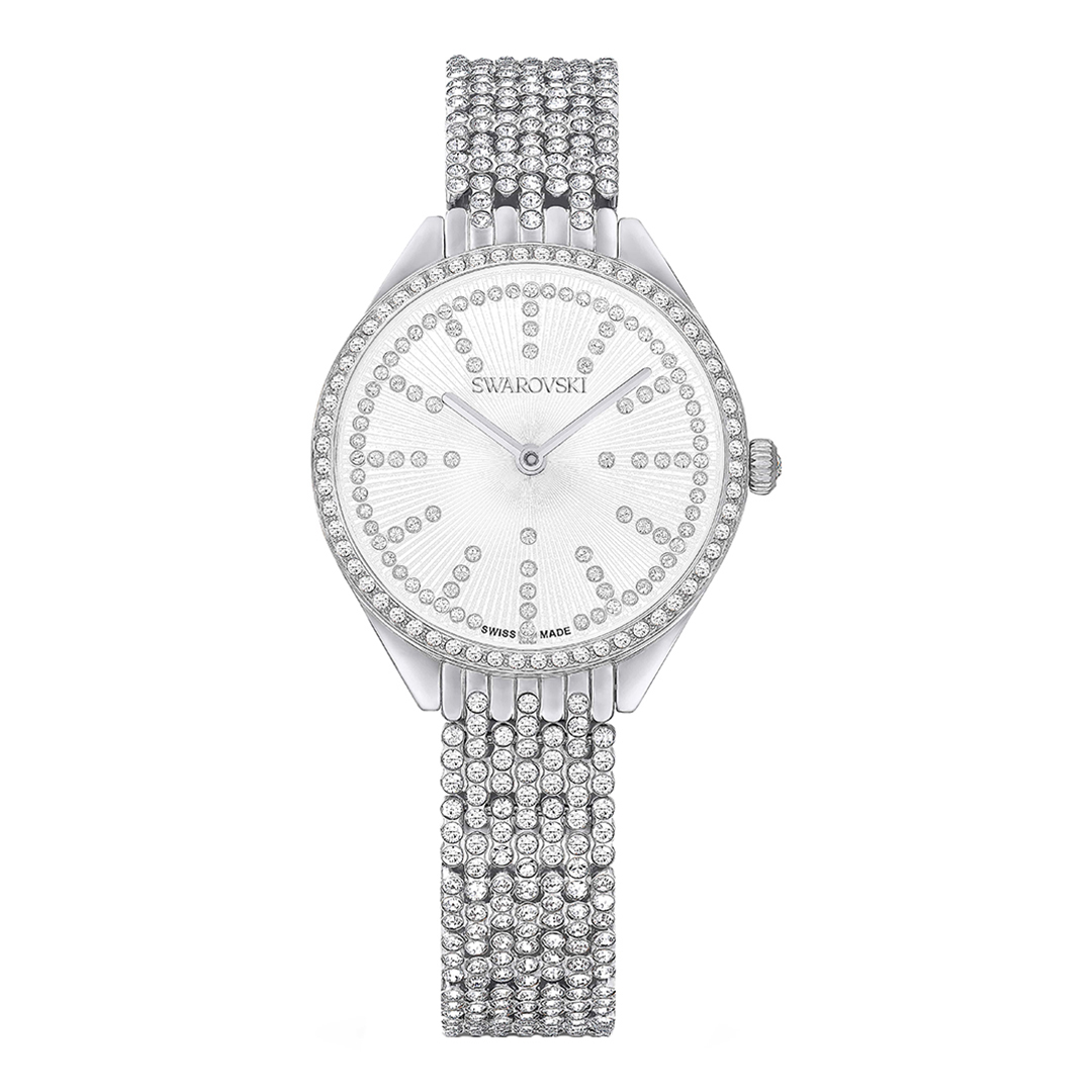 SWAROVSKI Women's   Silver Swiss Attract Watch in Size 30, BrandAlley