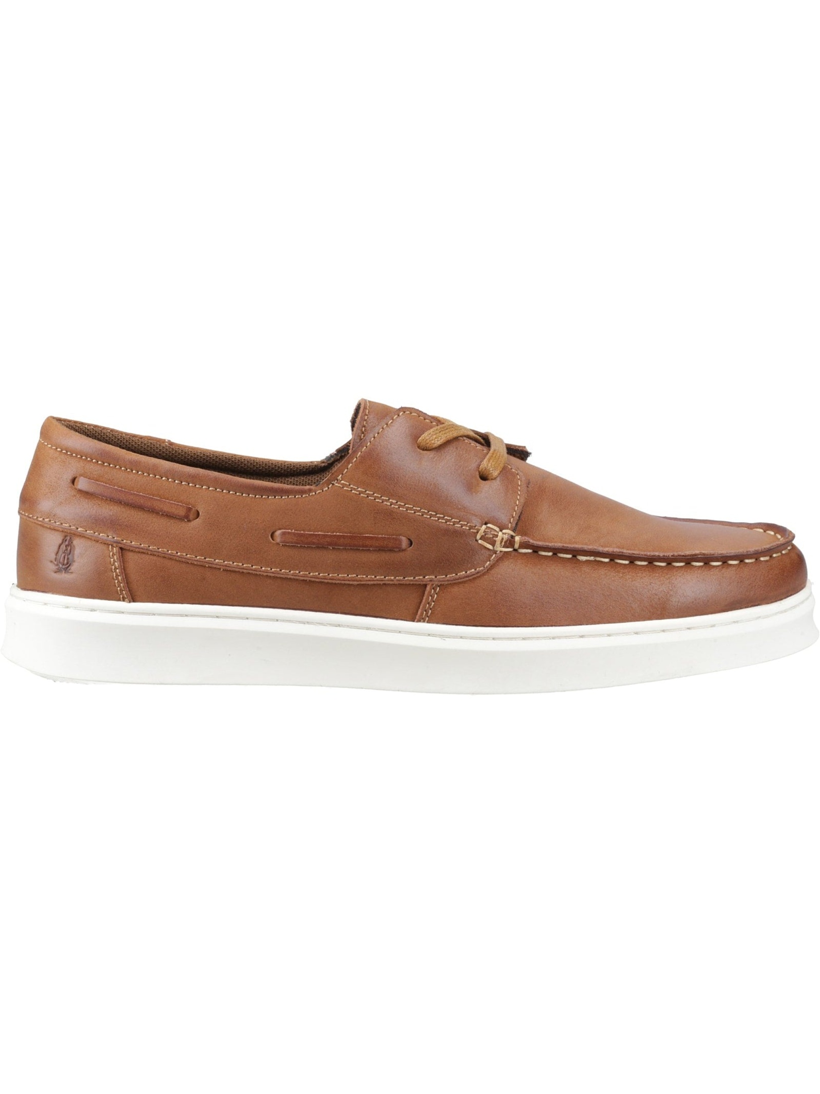 Hush Puppies Men's  Tan Madden Boat Shoe Deck Shoes in Size 12, BrandAlley