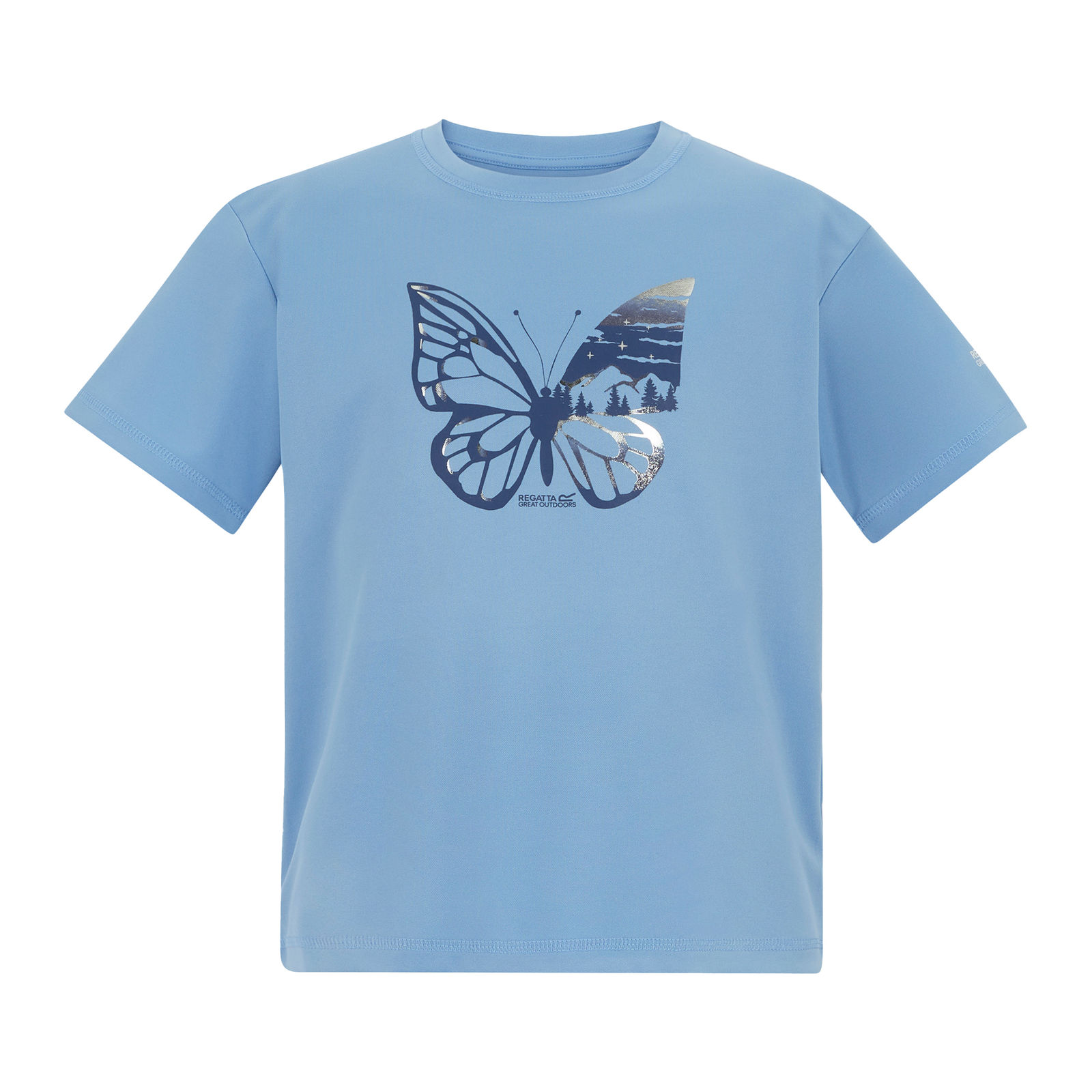 Regatta Boys   Blue T-Shirt Aria Polyester Denim in Size 15/16 Years, BrandAlley