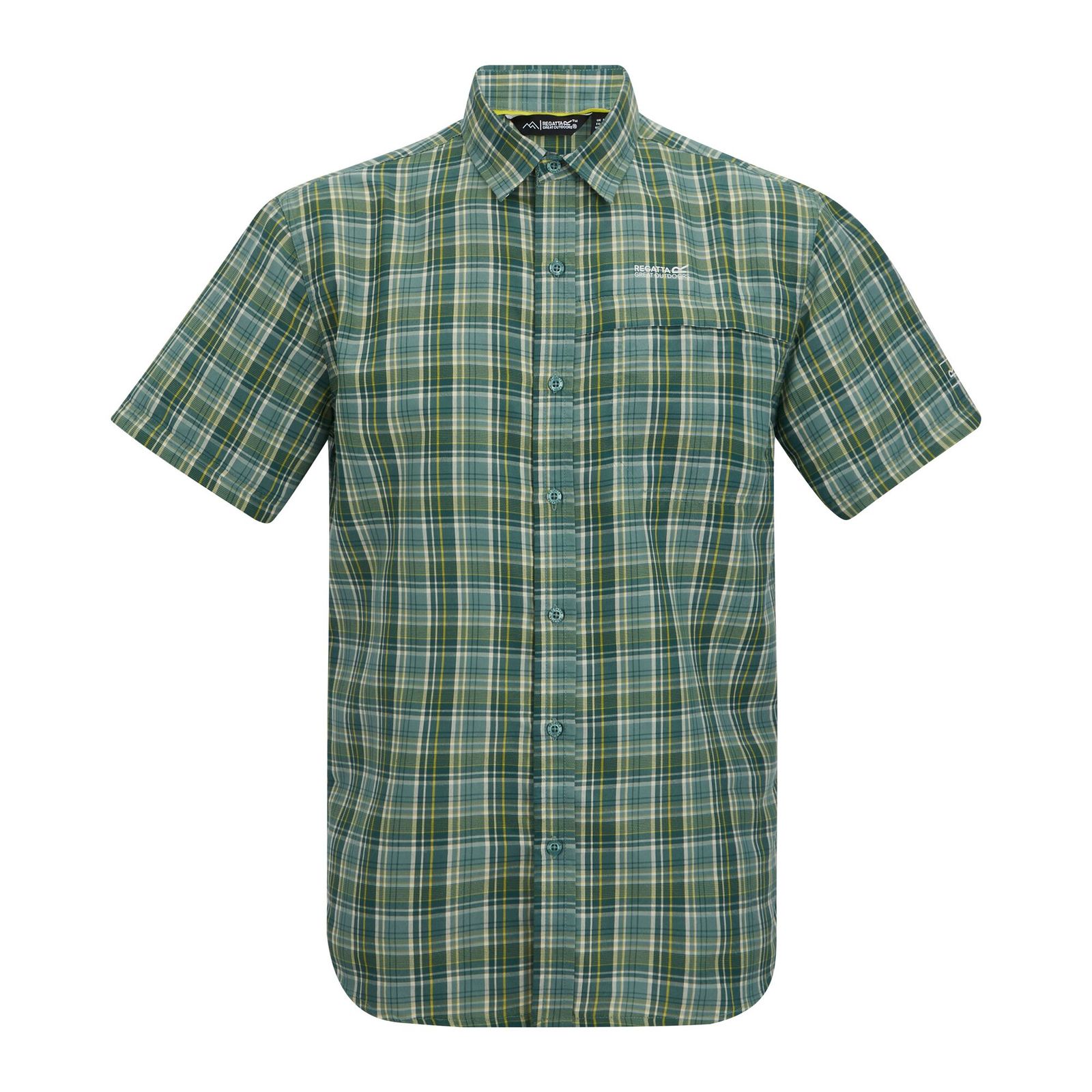 Regatta Men's  Shirt Mindano Polyester Arctic in Size 5XL, BrandAlley