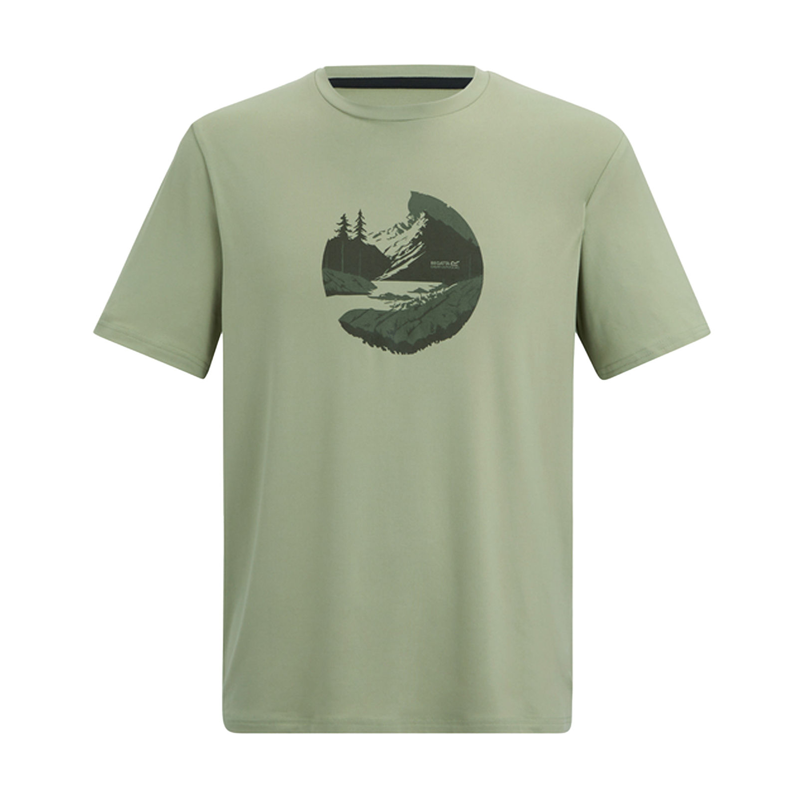 Regatta Men's  T-Shirt Fingal Polyester Light Sage in Size XXL, BrandAlley