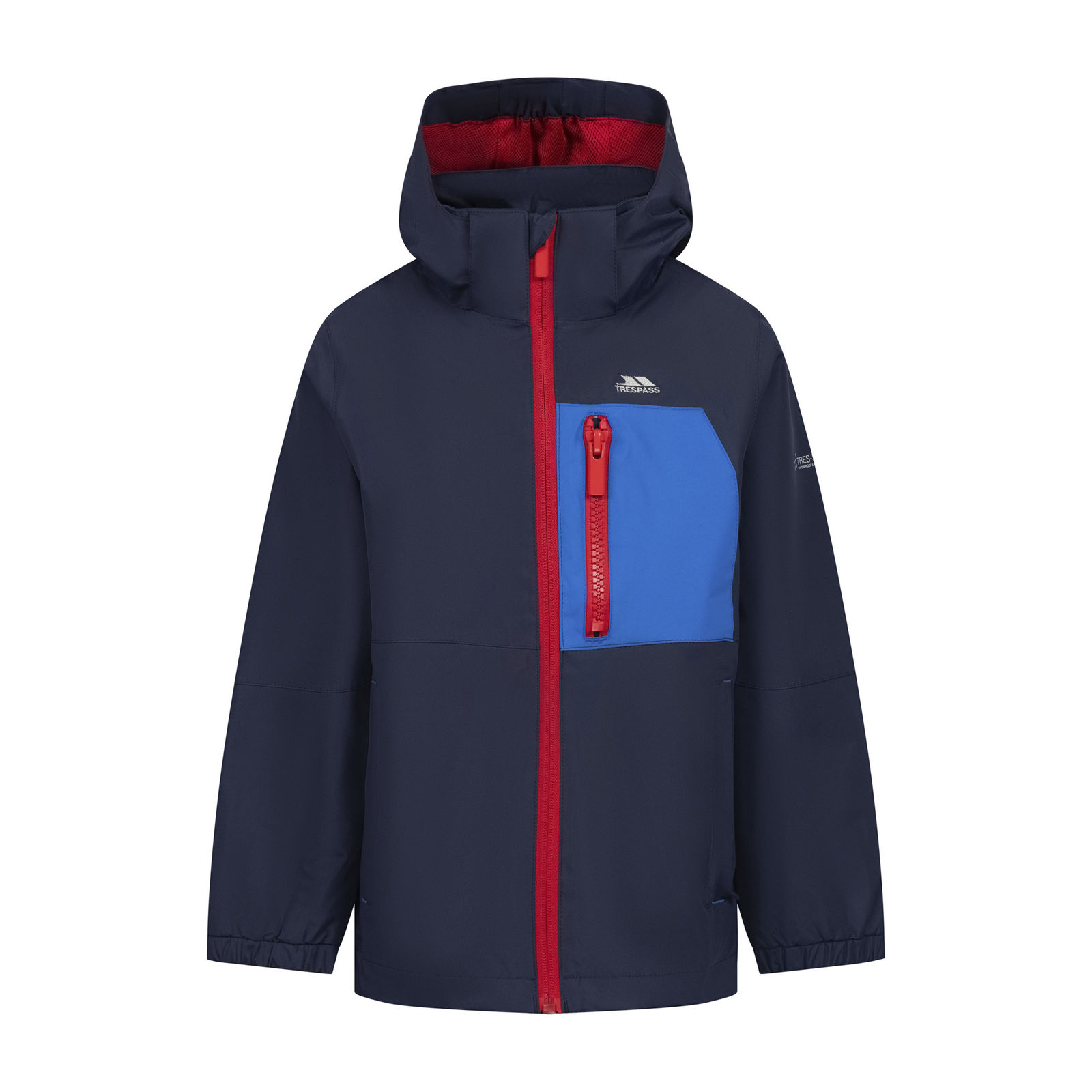 Trespass Boys  Waterproof Jacket Evandor Mixed Black in Size 9/10 Years, BrandAlley