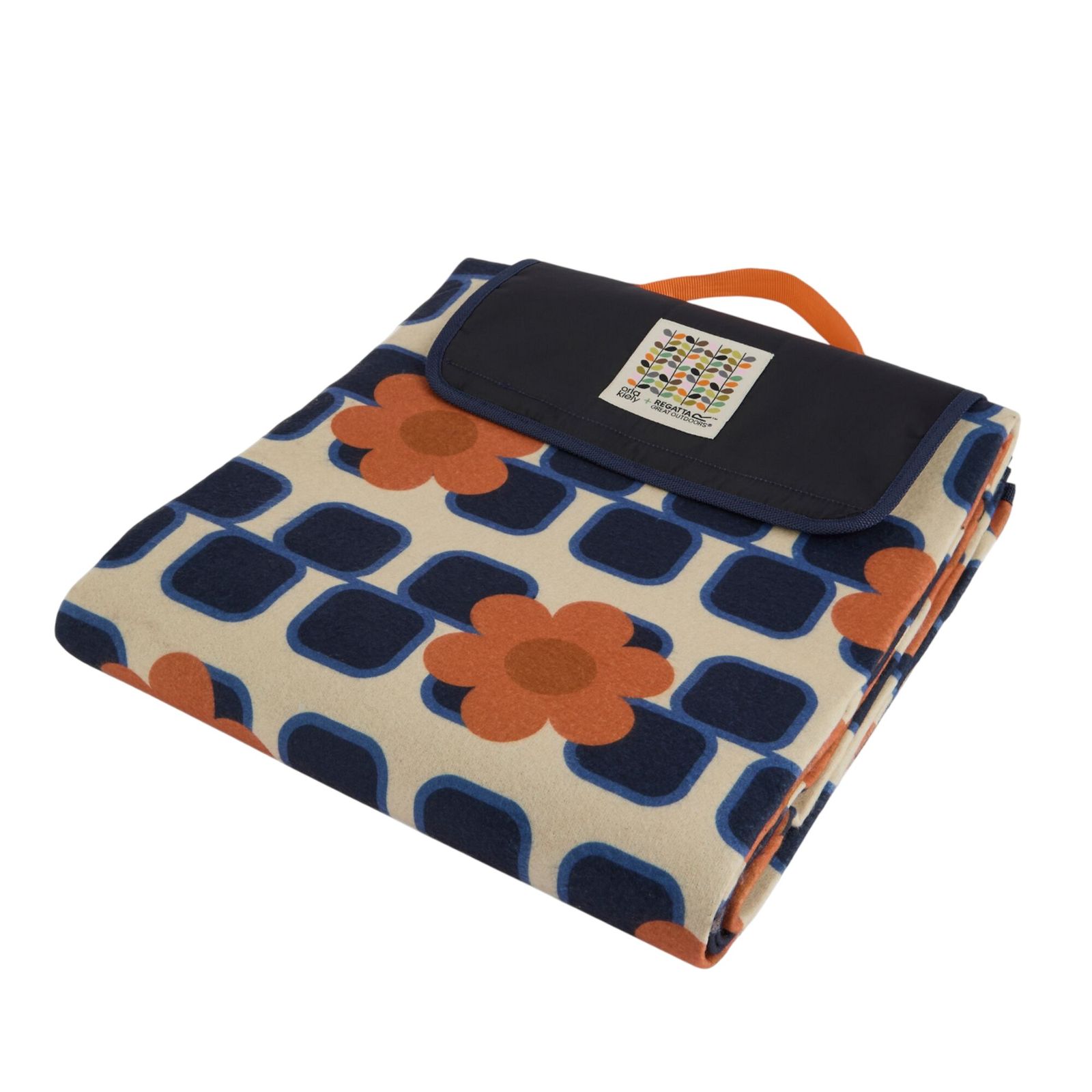 Regatta   Picnic Blanket Orla Kiely Mixed Orange , BrandAlley
