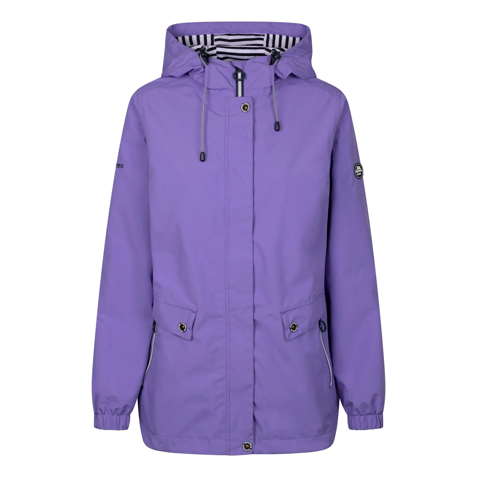 Trespass Women's   Purple Waterproof Jacket Flourish Polyester Wisteria in Size S, BrandAlley