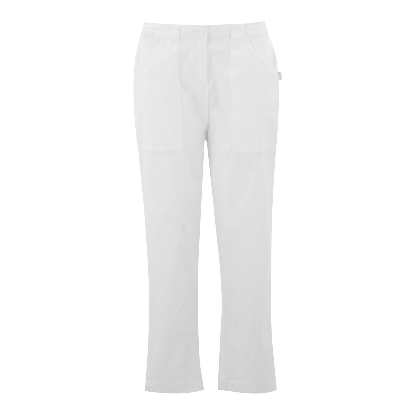 Regatta Women's  Capri Trousers Shorebella Viscose White in Size 8, BrandAlley