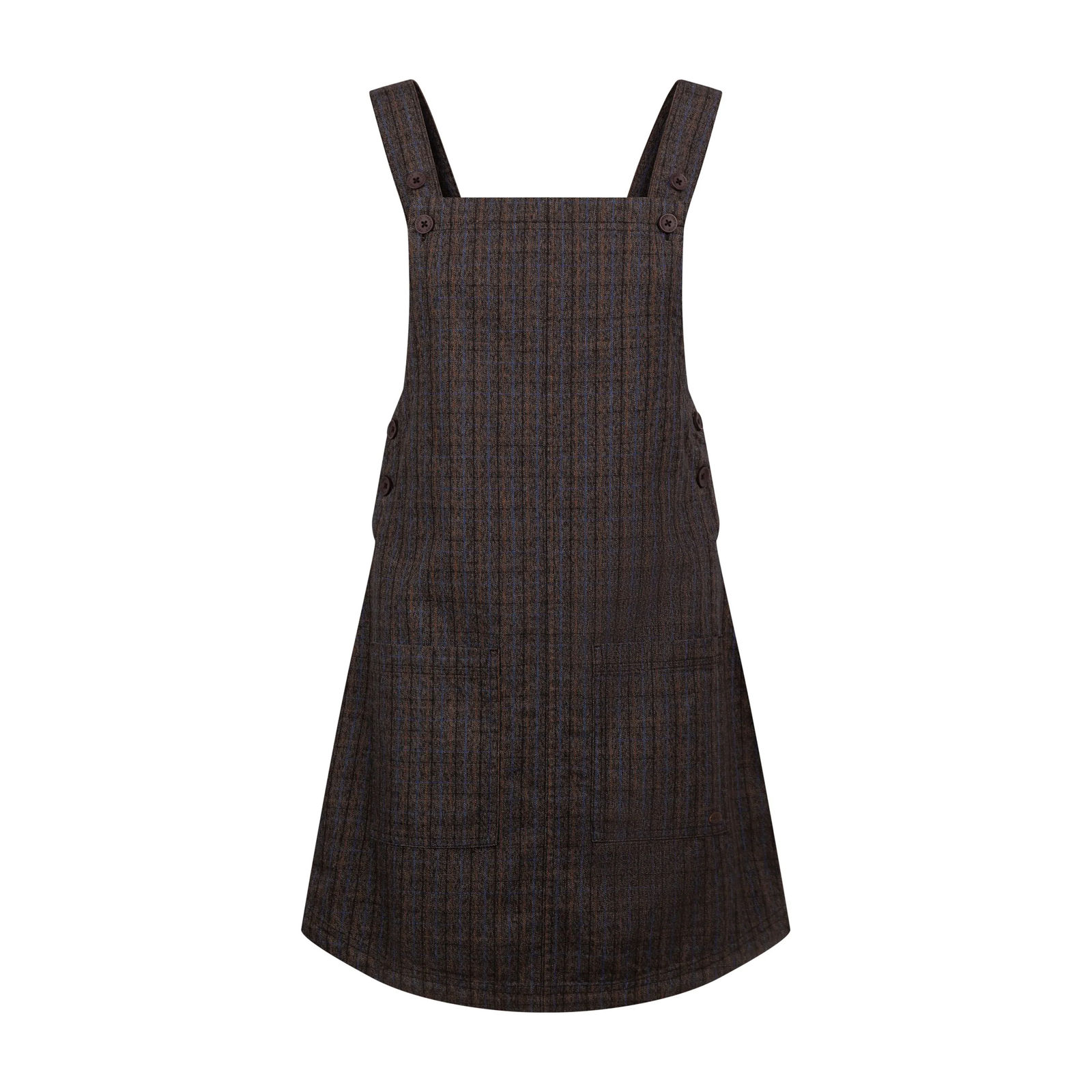 Trespass Women's   Grey Casual Dress Twirl Cotton Dark /Check in Size XXS, BrandAlley