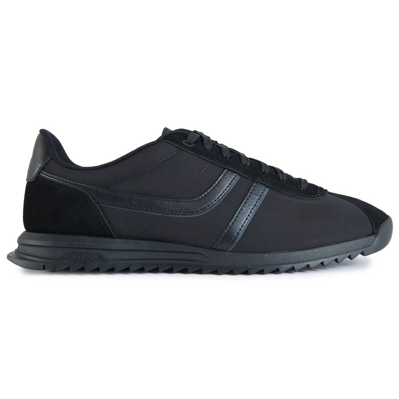 BOSS ORANGE Men's   Black Zayn Low Trainers in Size 10, BrandAlley