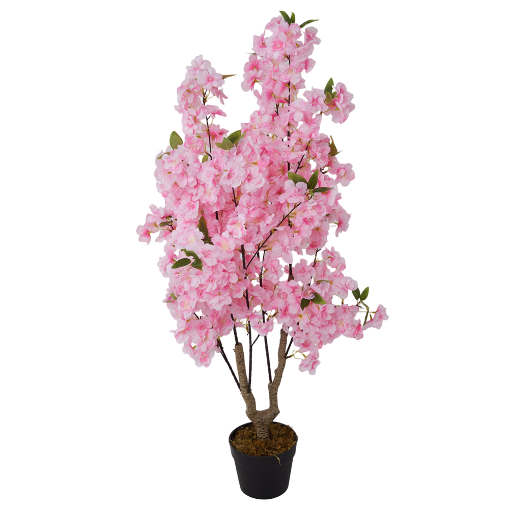 Living and Home    Pink Artificial Cherry Blossom Tree In Pot in Size Large, BrandAlley