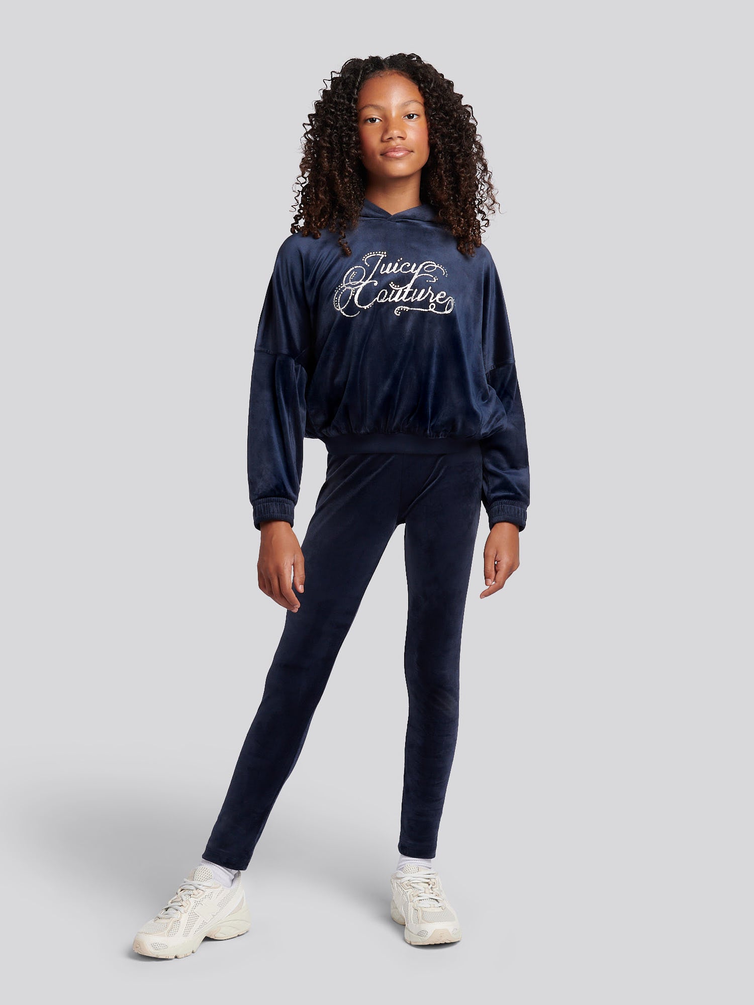Juicy Couture Girls   Relaxed Hoodie & Velour Legging Set Night Sky in Size 12/13 Years, BrandAlley