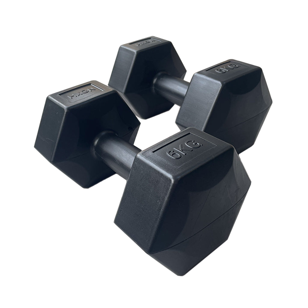 HXGN   2 x 6kg Hex Dumbbells , BrandAlley