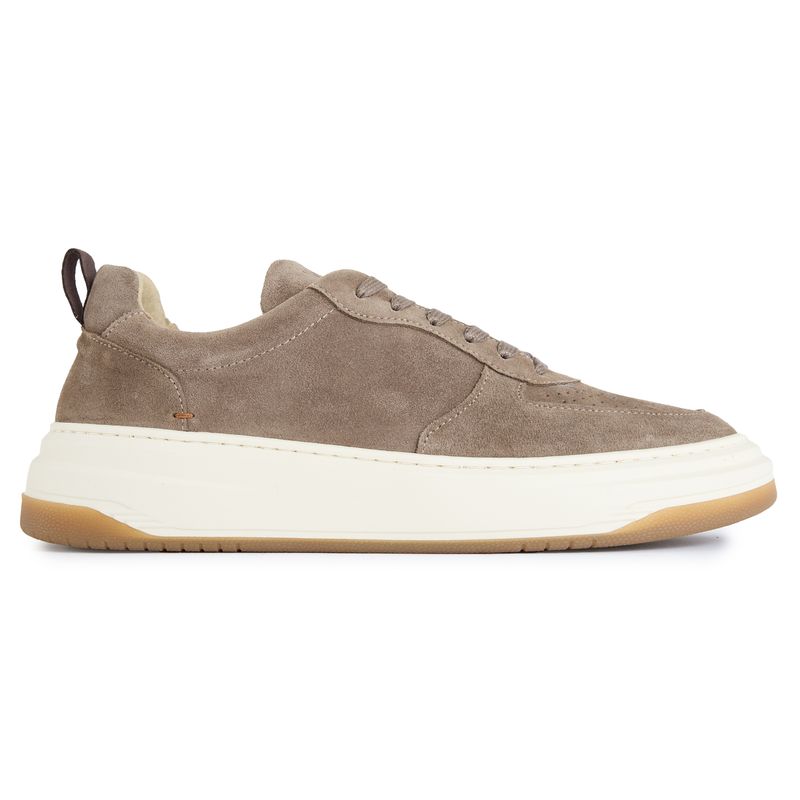 Walk London Men's   Grey Santa Monica Trainers in Size 8, BrandAlley