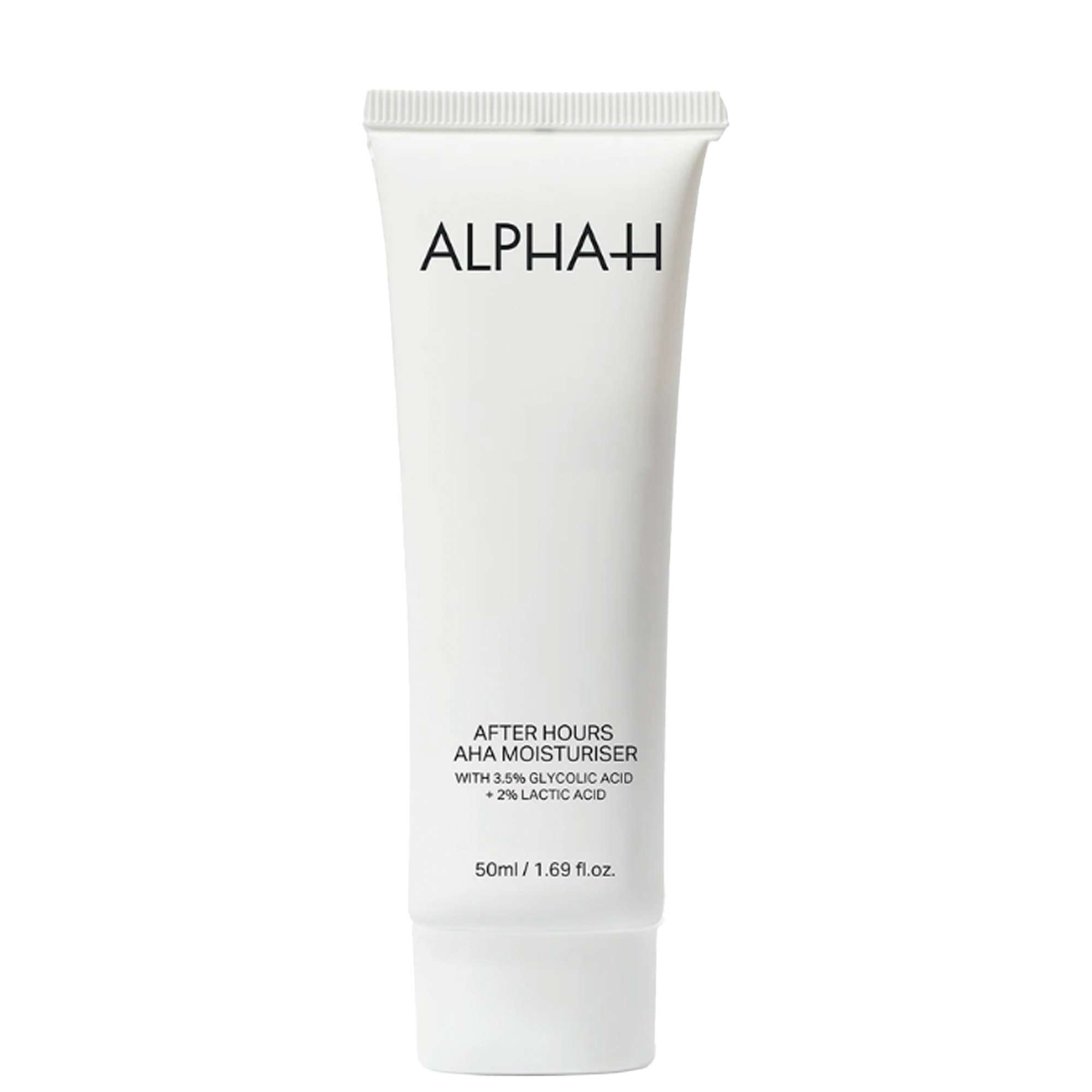 Alpha H    Transparent Moisturiser After Hours Aha Moisturiser With 3.5% Glycolic Acid + 2.5% Lactic Acid 50Ml in Size 50ml, BrandAlley