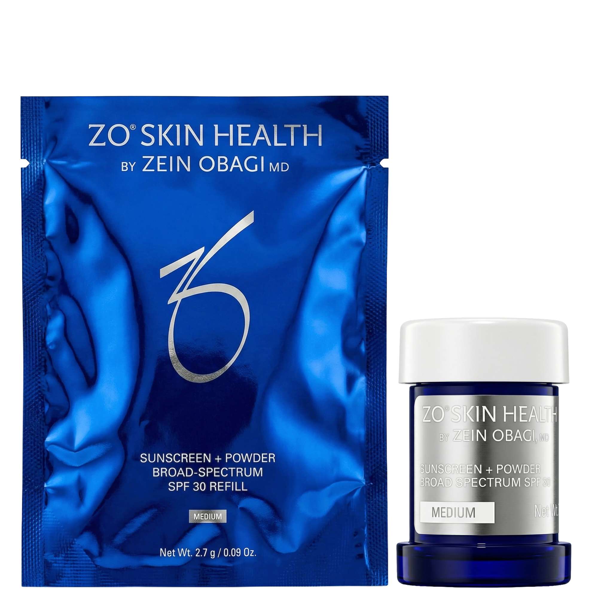 Zo Skin Health    Sunscreen + Powder Broad-Spectrum Refill Medium SPF30  2.7g , BrandAlley