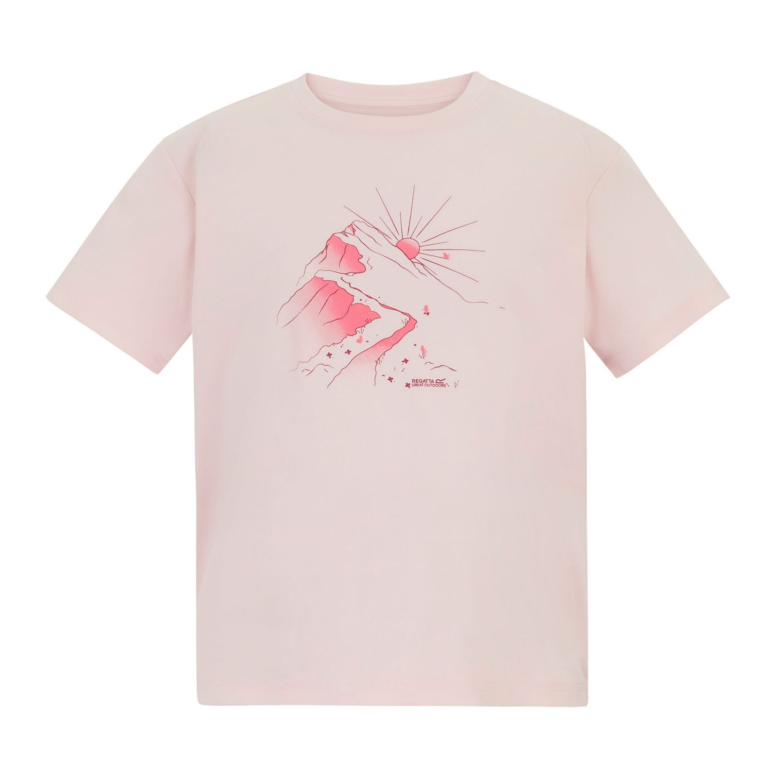 Regatta Boys  T-Shirt Aria Polyester Pink Haze in Size 14 Years, BrandAlley