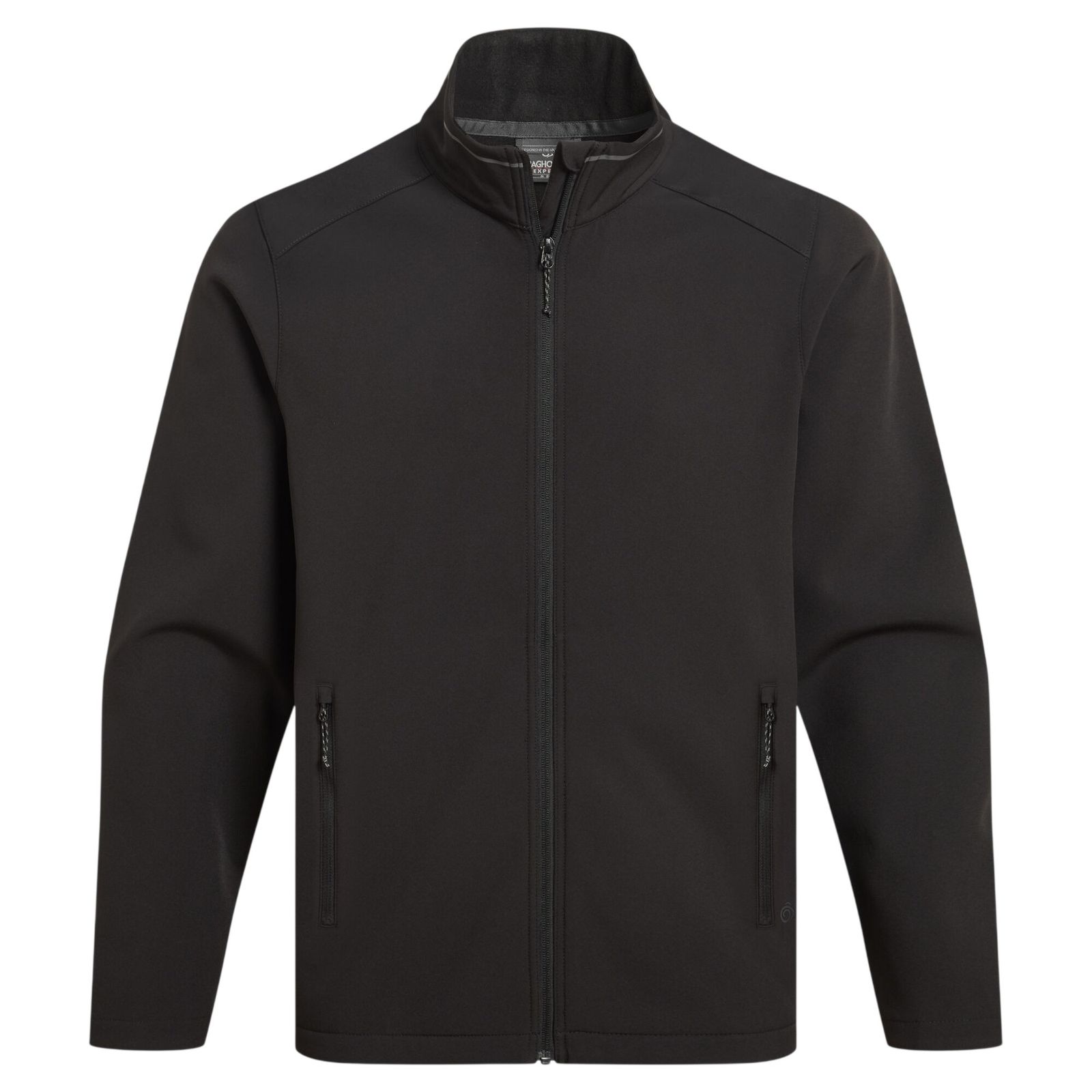 Craghoppers Men's   Black Soft Shell Jacket Expert Basecamp Ii Recycled Polyester in Size M, BrandAlley