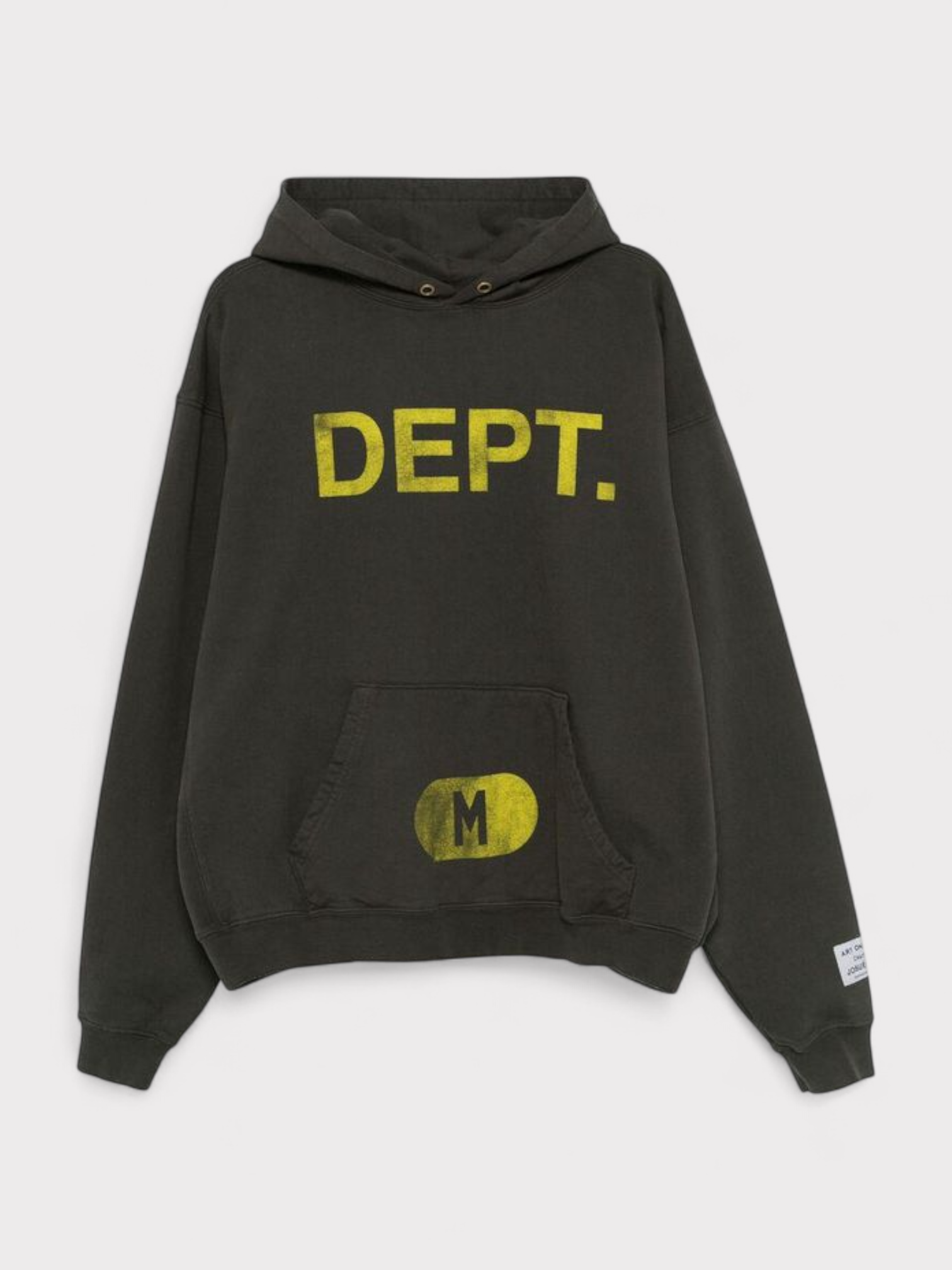 Gallery Dept Men's  . Size Logo Hoodie Black in Size M, BrandAlley