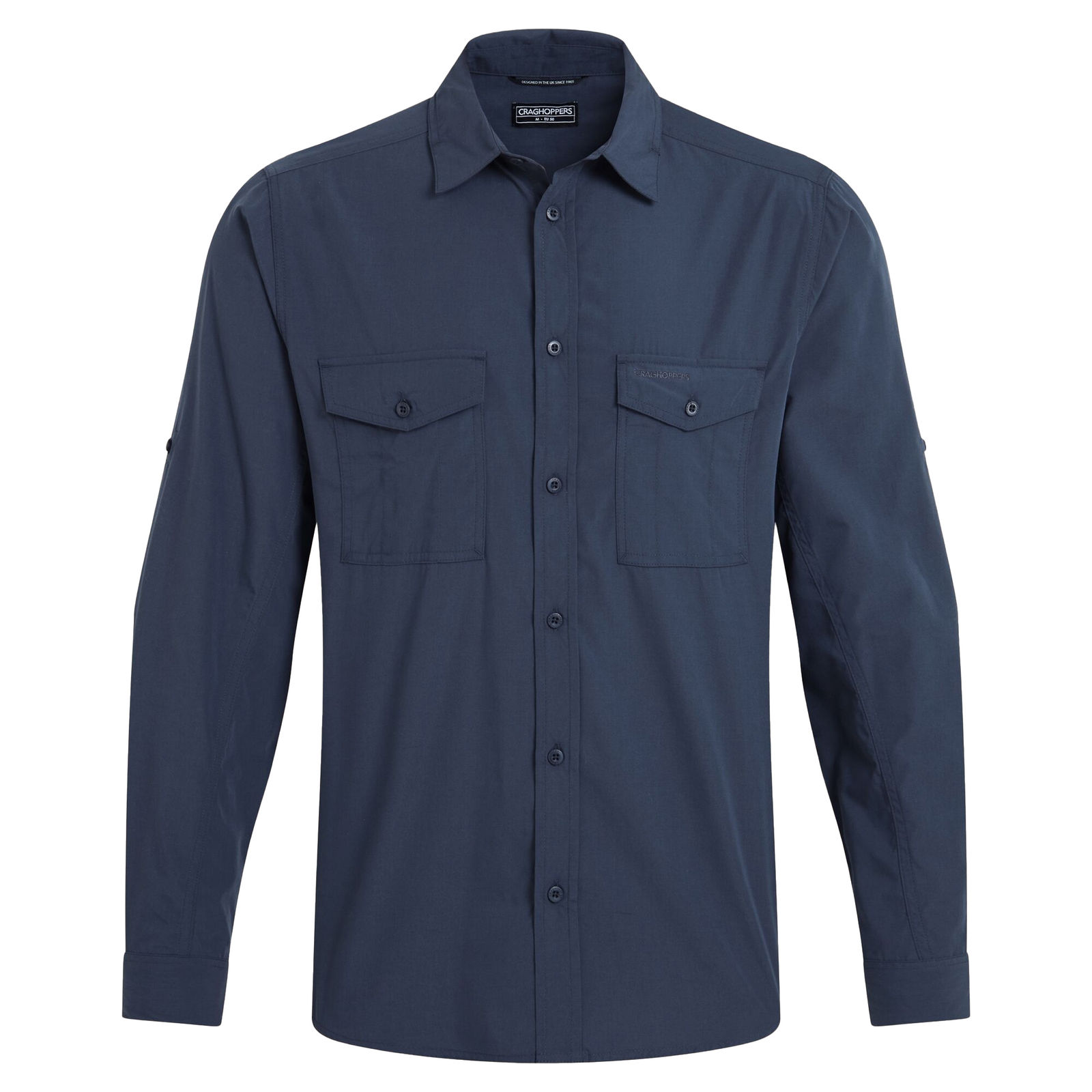 Craghoppers Men's   Blue Shirt Kiwi Ii Recycled Polyester Ombre in Size S, BrandAlley