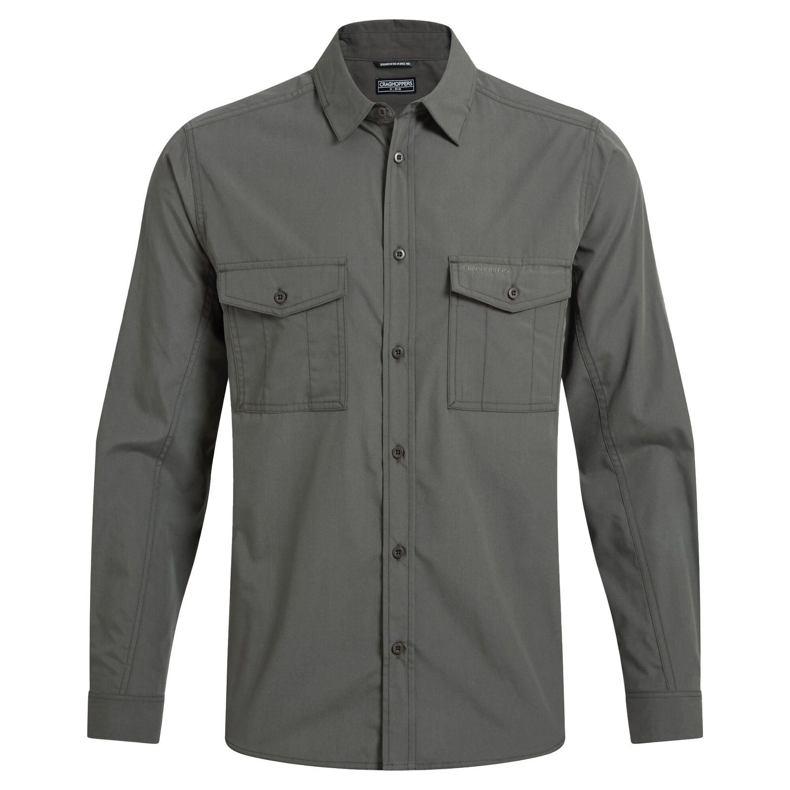 Craghoppers Men's  Shirt Kiwi II Recycled Polyester Cedar in Size L, BrandAlley