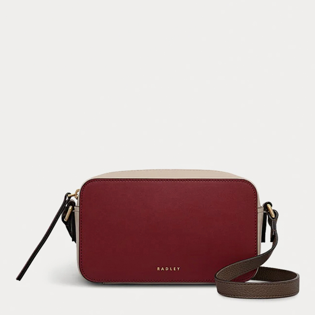 Radley Women's   Red Carmine Beech Row Mini Zip Around Cross Body Bag in Size 19, BrandAlley