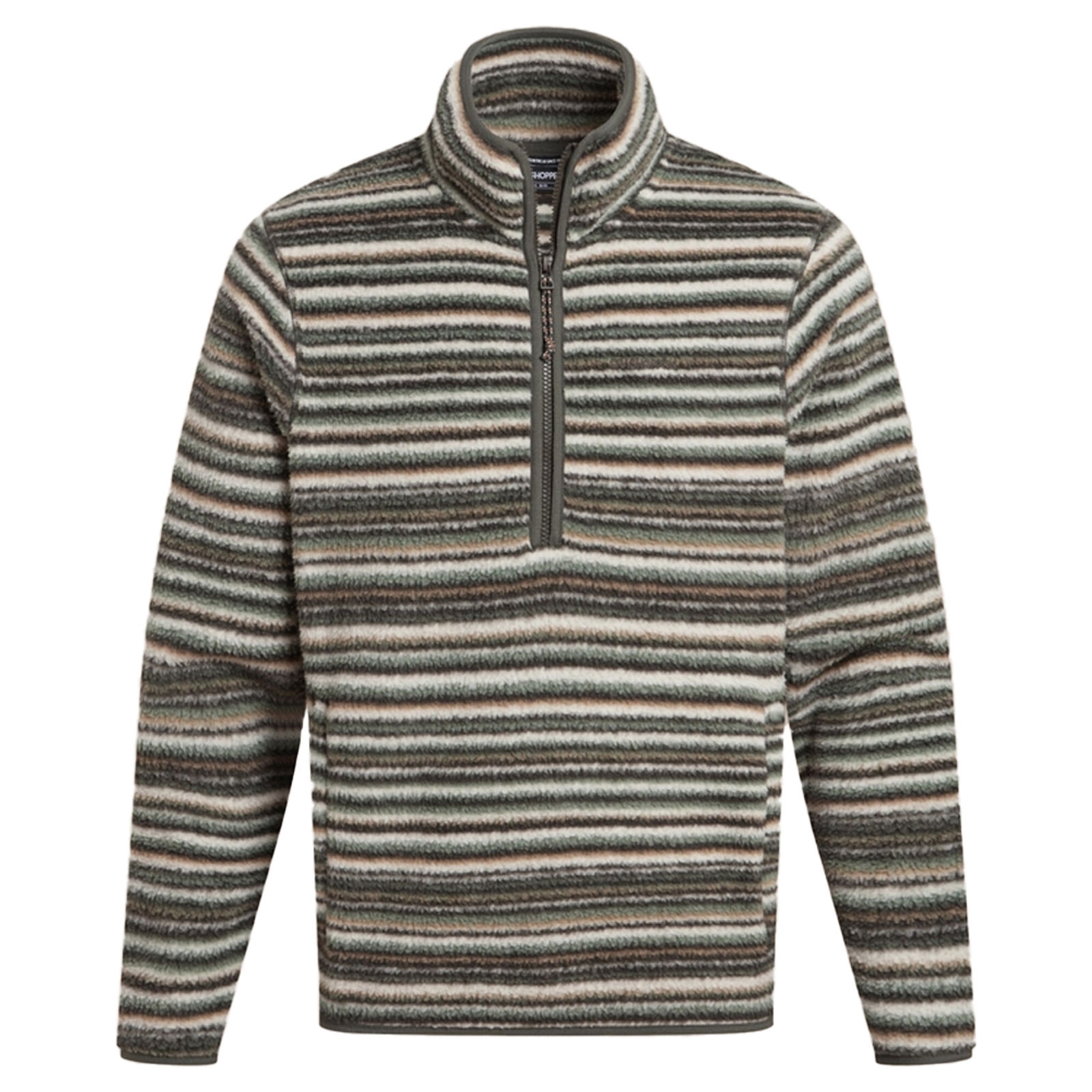 Craghoppers Men's  Fleece Top Tatton II Recycled Polyester Woodland Green in Size L, BrandAlley