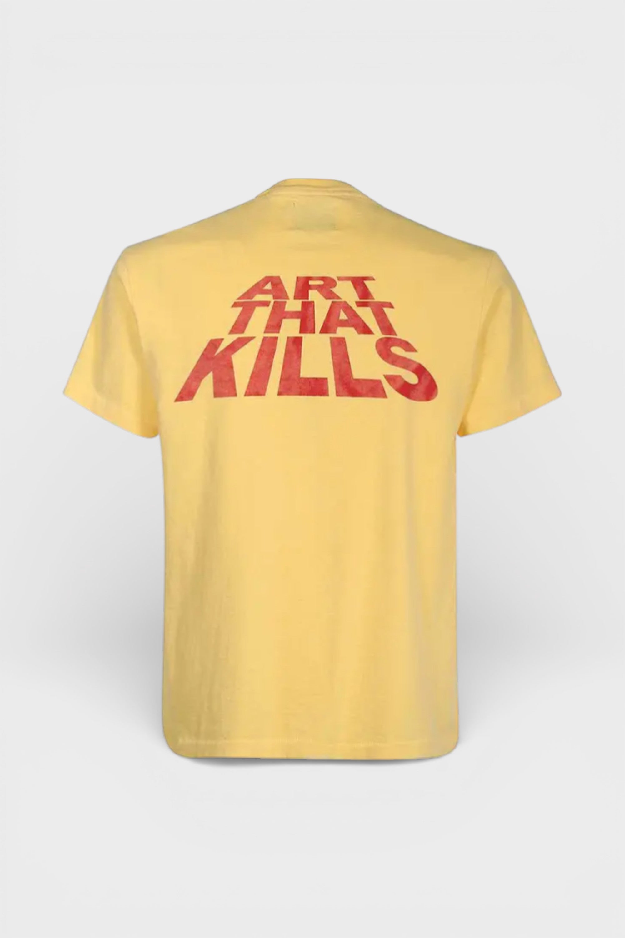 Gallery Dept Men's  ATK Stack Logo Tee Yellow in Size XXL, BrandAlley