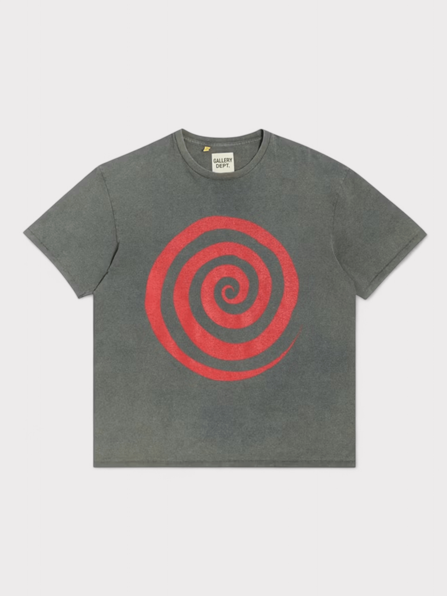 Gallery Dept Men's   Black Lost Tee Faded in Size XS, BrandAlley
