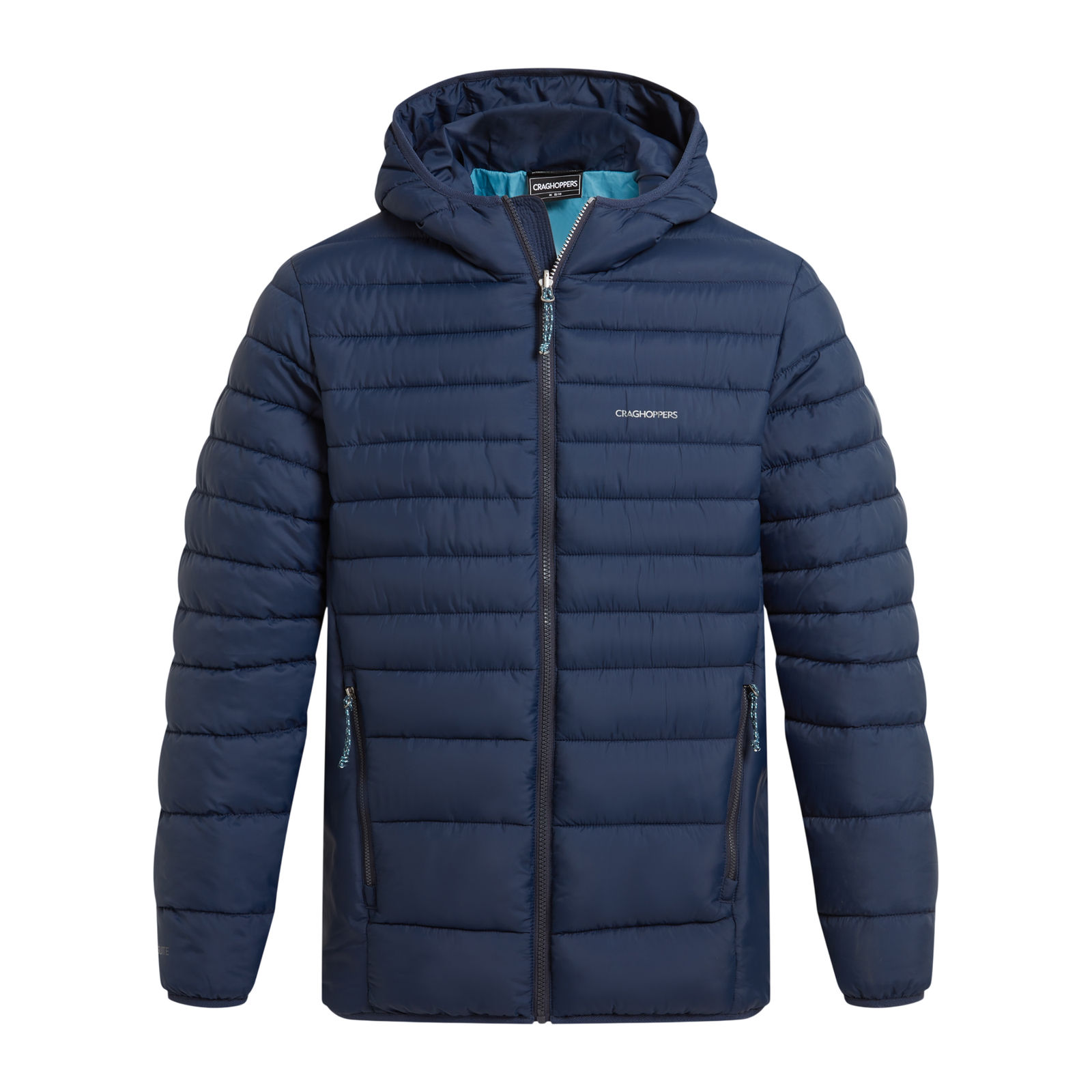 Craghoppers Men's   Navy Padded Jacket Compresslite Ix Recycled Polyester Blue in Size M, BrandAlley