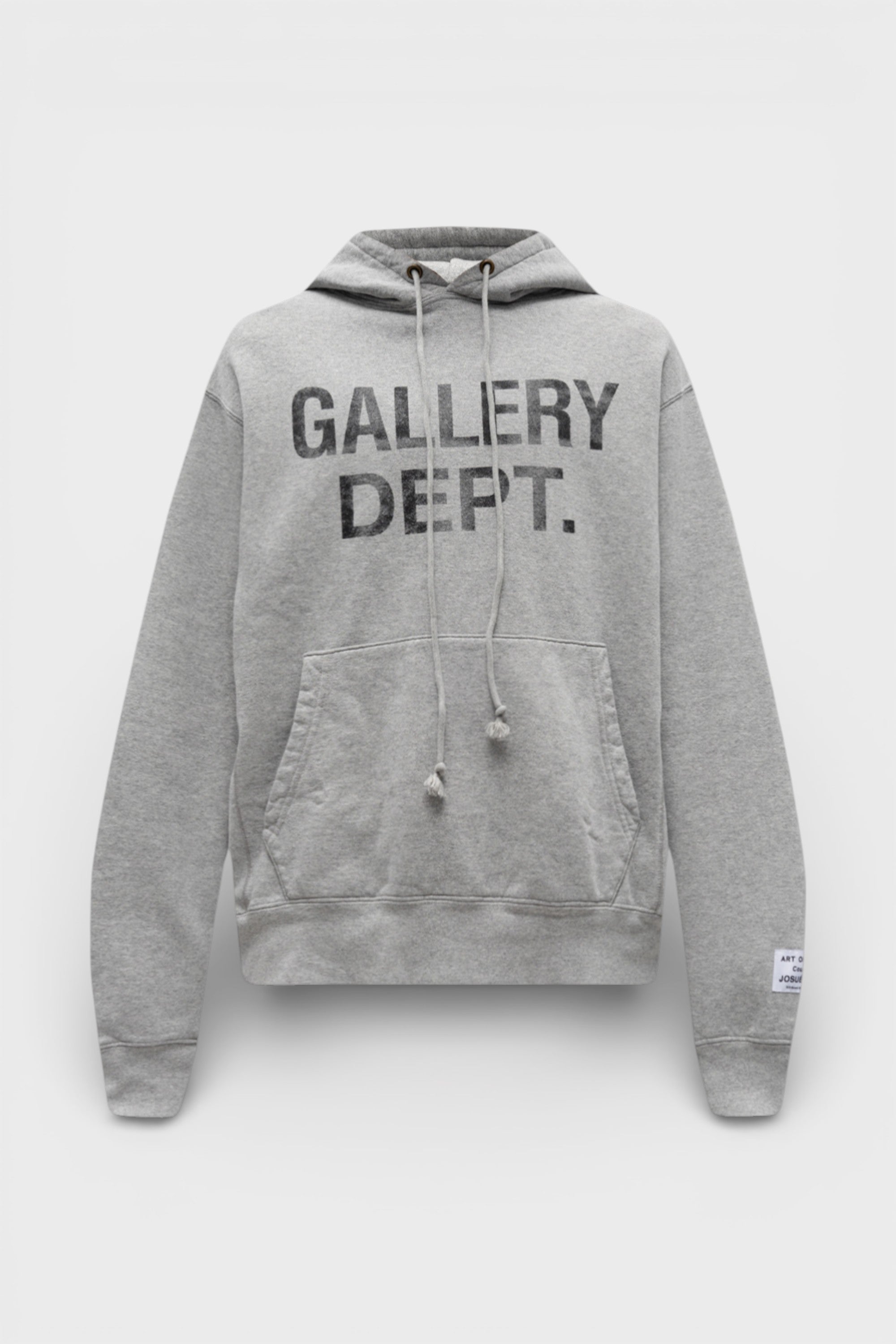 Gallery Dept Men's   Grey Center Logo Hoodie Heather in Size S, BrandAlley