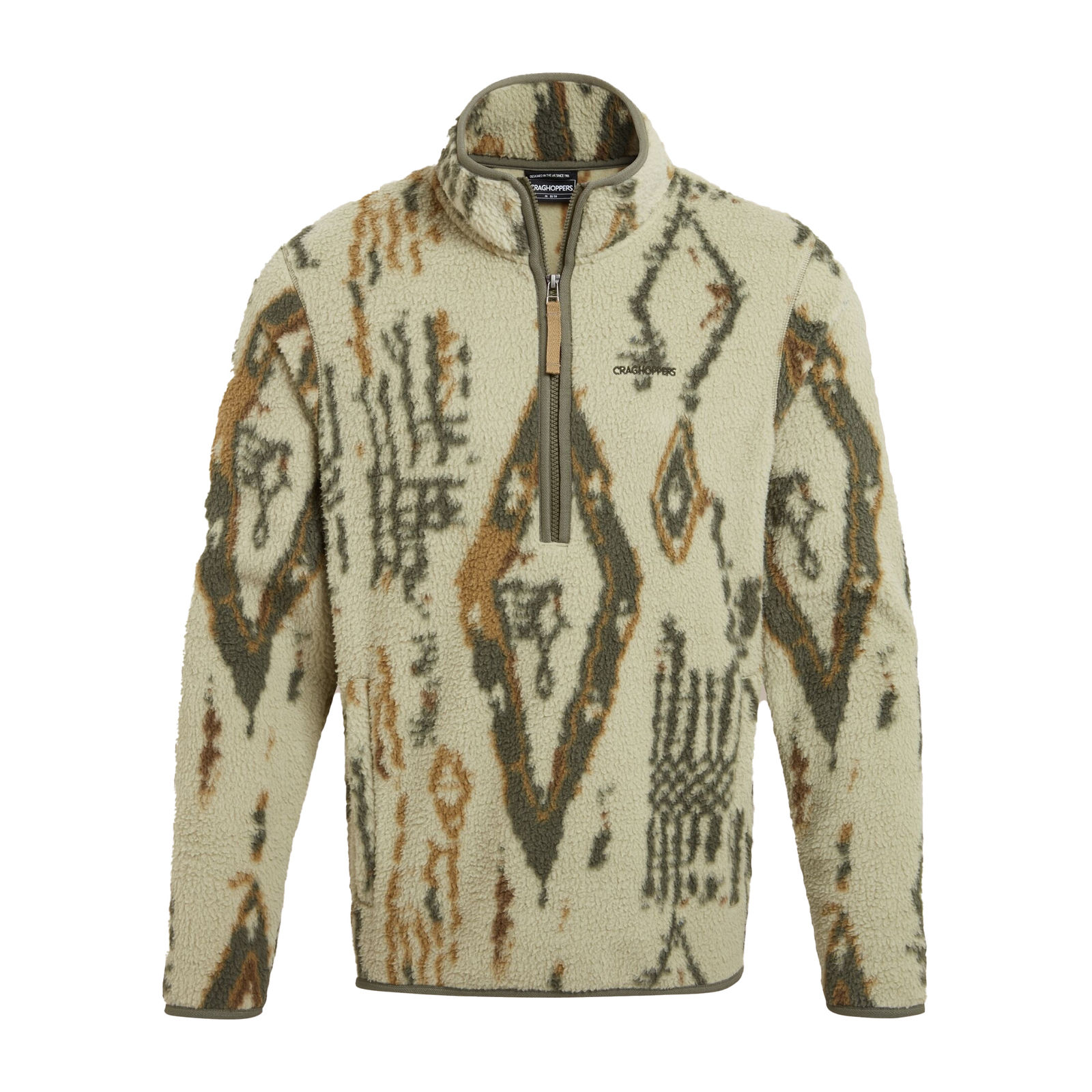 Craghoppers Men's   Green Fleece Tatton Ii Recycled Polyester Bayleaf in Size M, BrandAlley