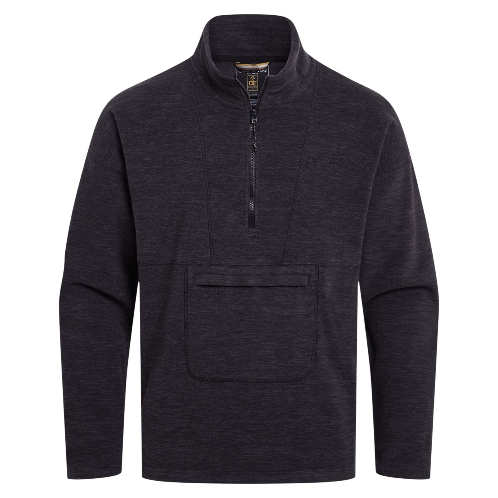 Craghoppers Men's   Black Fleece Top Esk Ii Recycled Polyester in Size S, BrandAlley