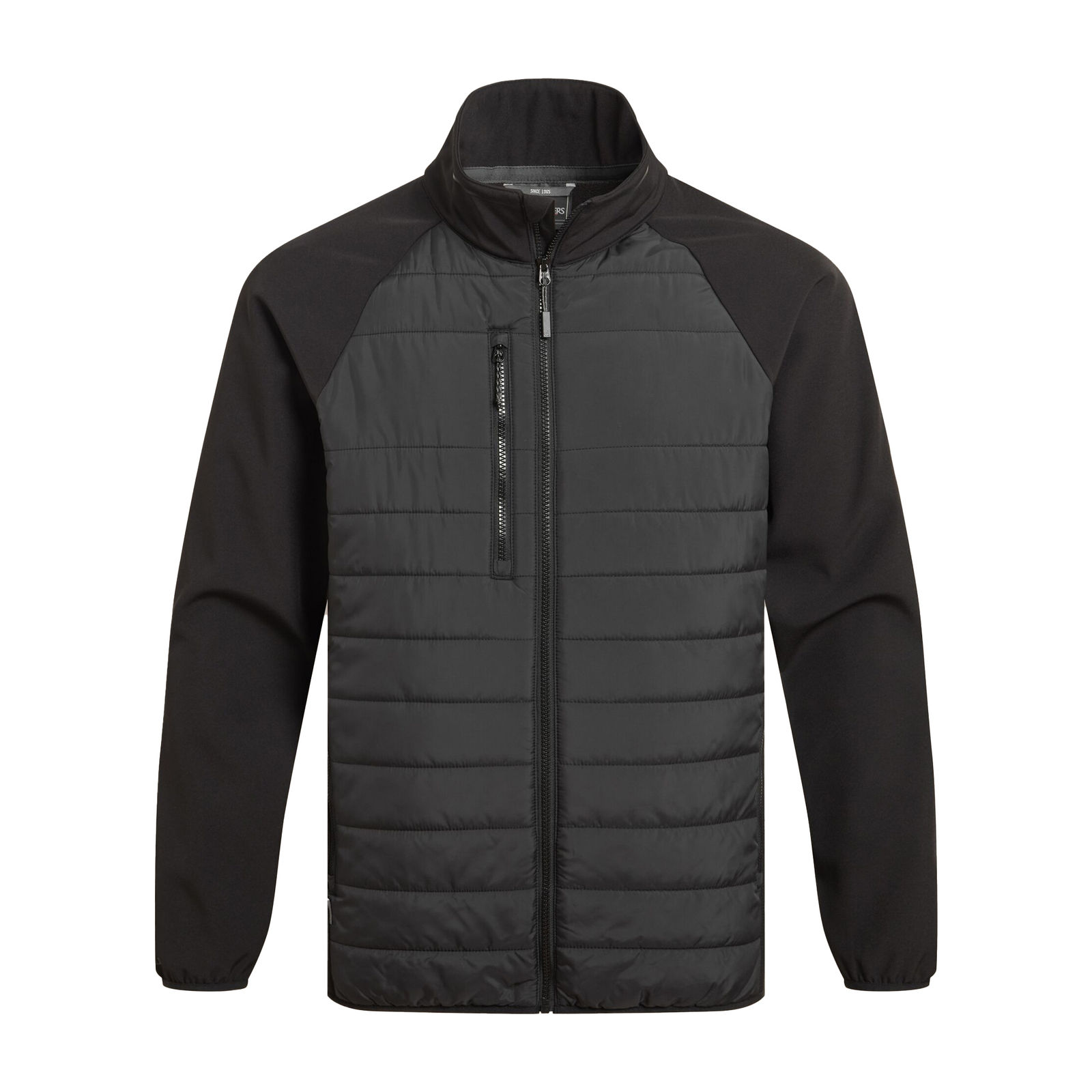 Craghoppers Men's   Black Hybrid Jacket Expert Compresslite Recycled Polyester in Size S, BrandAlley