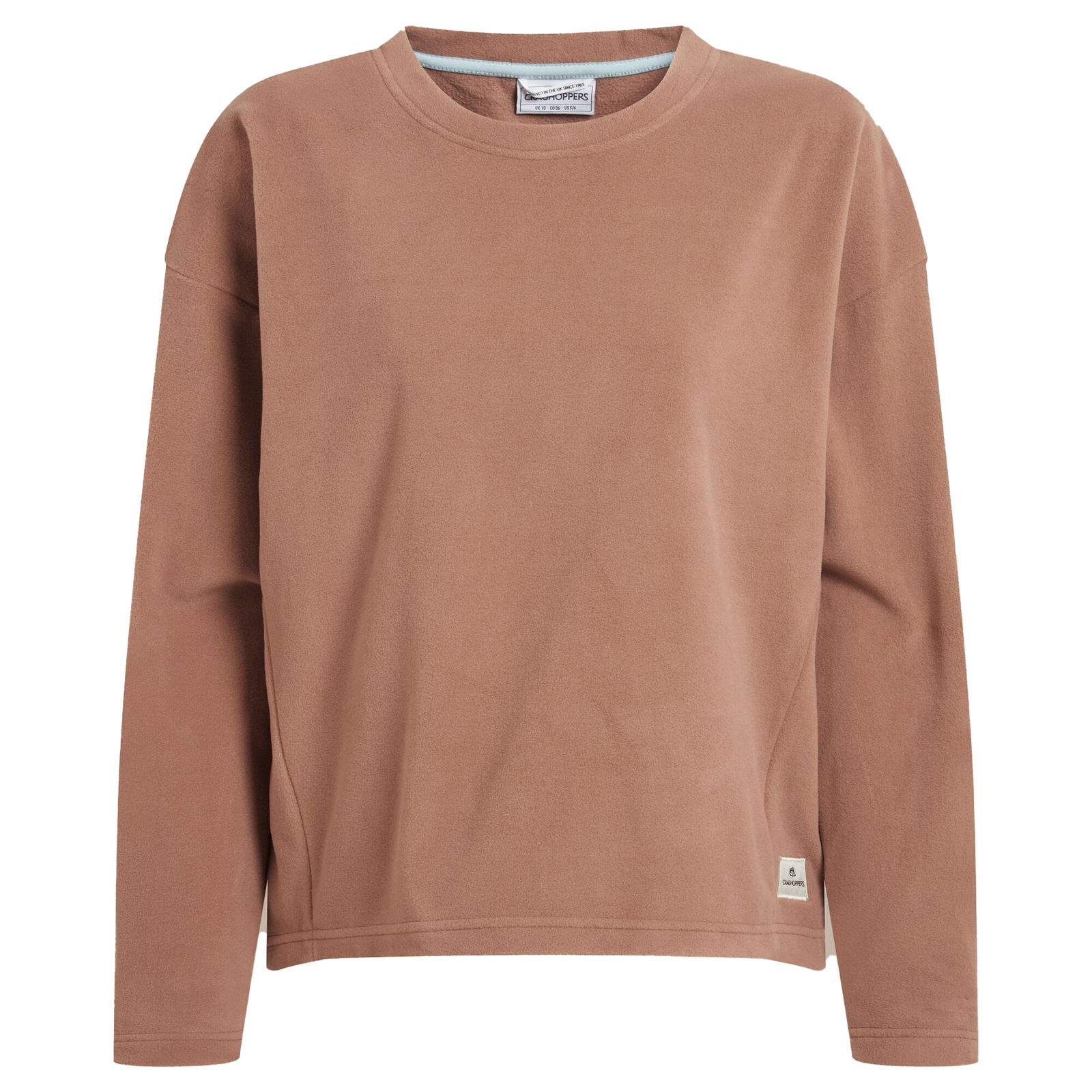 Craghoppers Women's  Sweatshirt Miska Recycled Polyester Umber in Size 16, BrandAlley