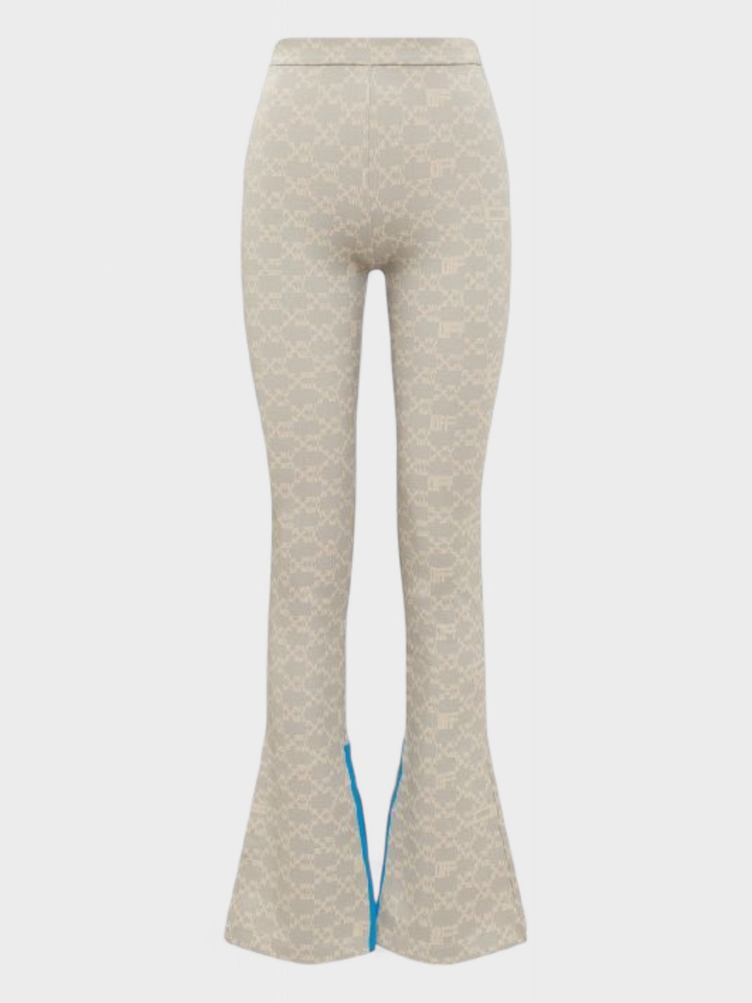 Off-White Women's   Beige Monogram Split Leggings in Size XS, BrandAlley