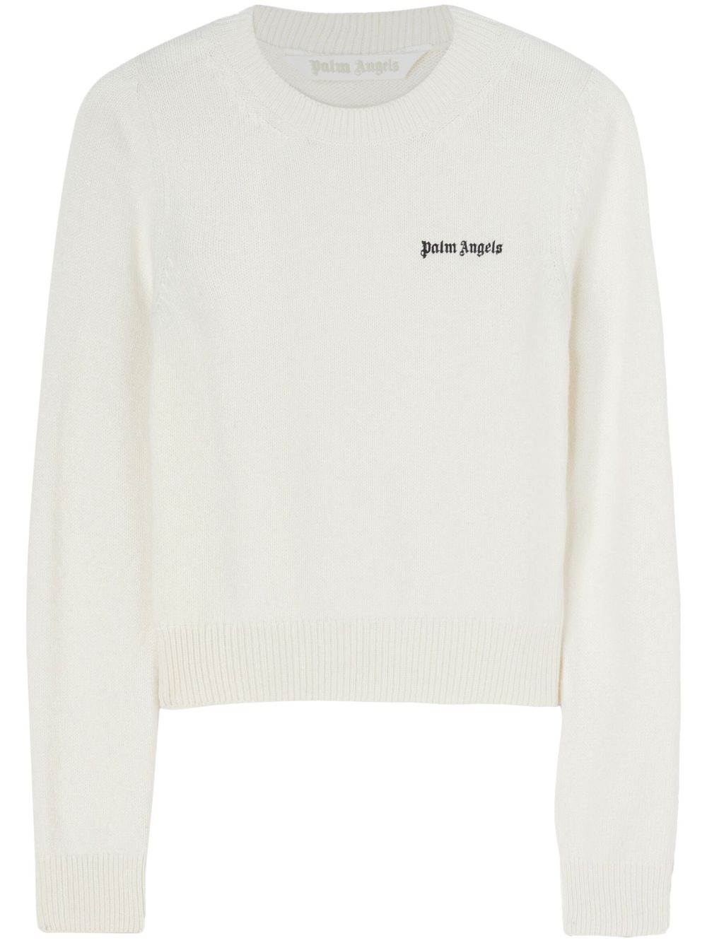 Palm Angels Women's   White Classic Logo Sweater in Size XS, BrandAlley