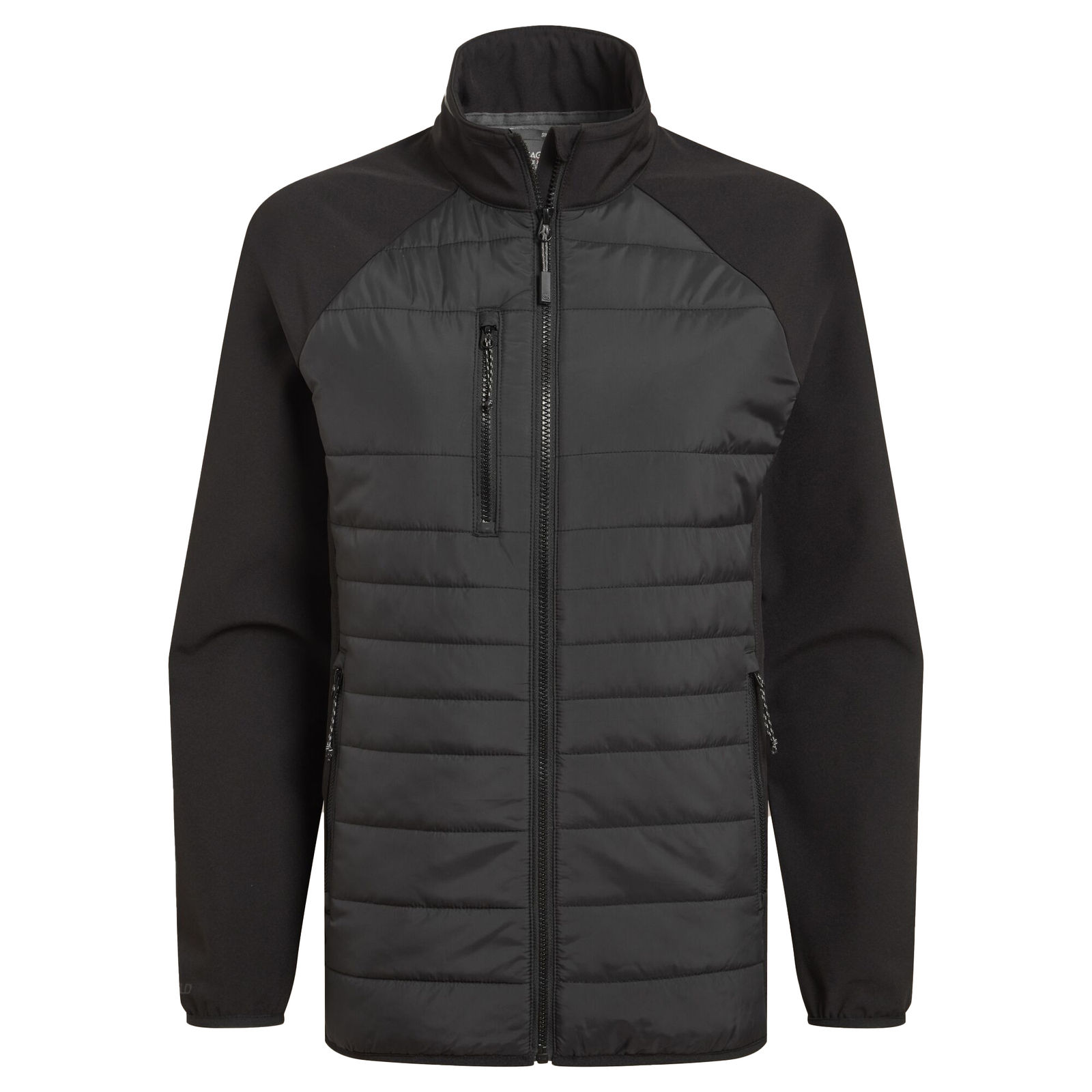 Craghoppers Women's   Black Hybrid Jacket Expert Compresslite Recycled Polyester in Size 10, BrandAlley