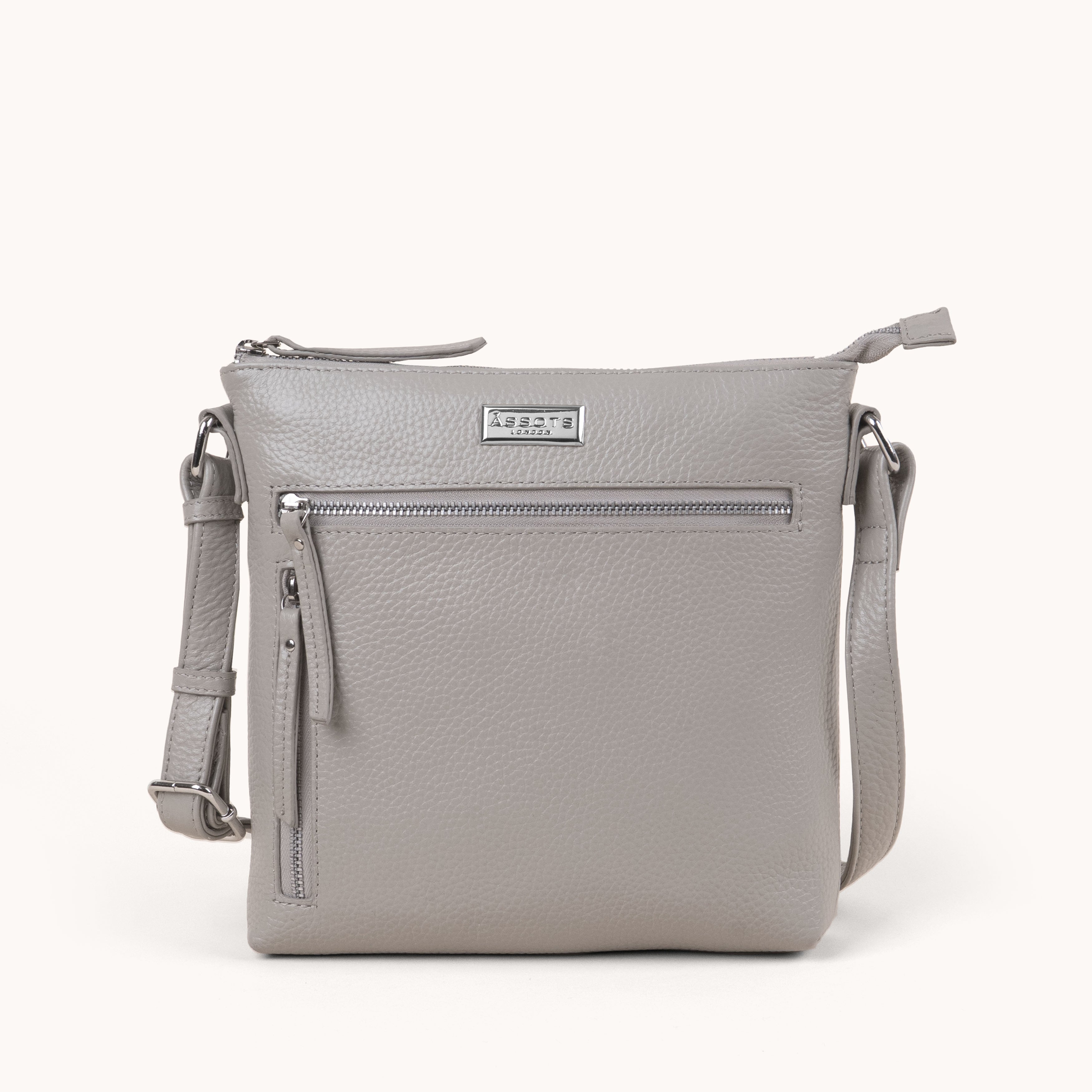 Assots London Women's  RUE' Soft Pebble Grain Leather Crossbody Bag , BrandAlley