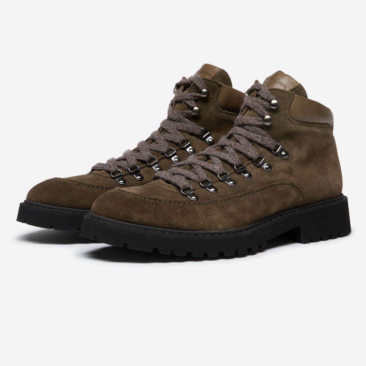 Oliver Sweeney Men's  Calf Suede Hiker Boots in Size 9.5, BrandAlley