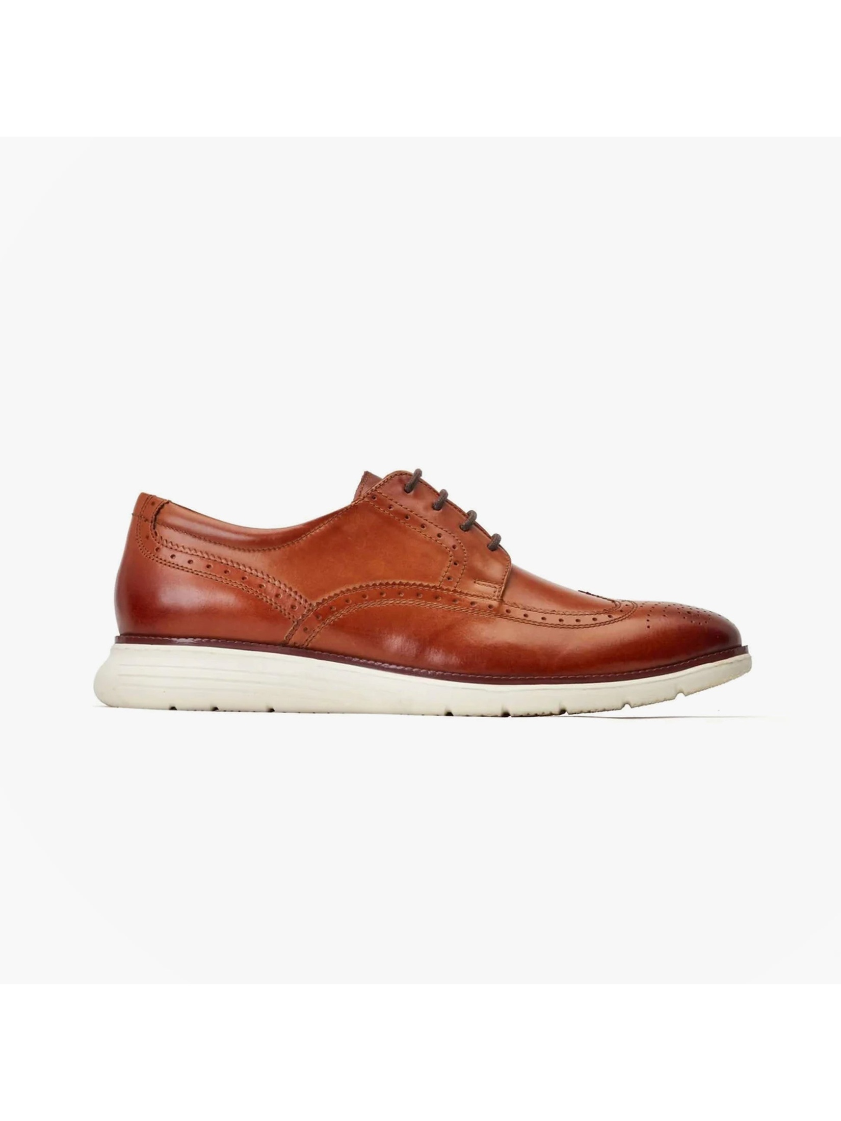 Base London Men's  Tan Flight Derby Shoes in Size 12, BrandAlley