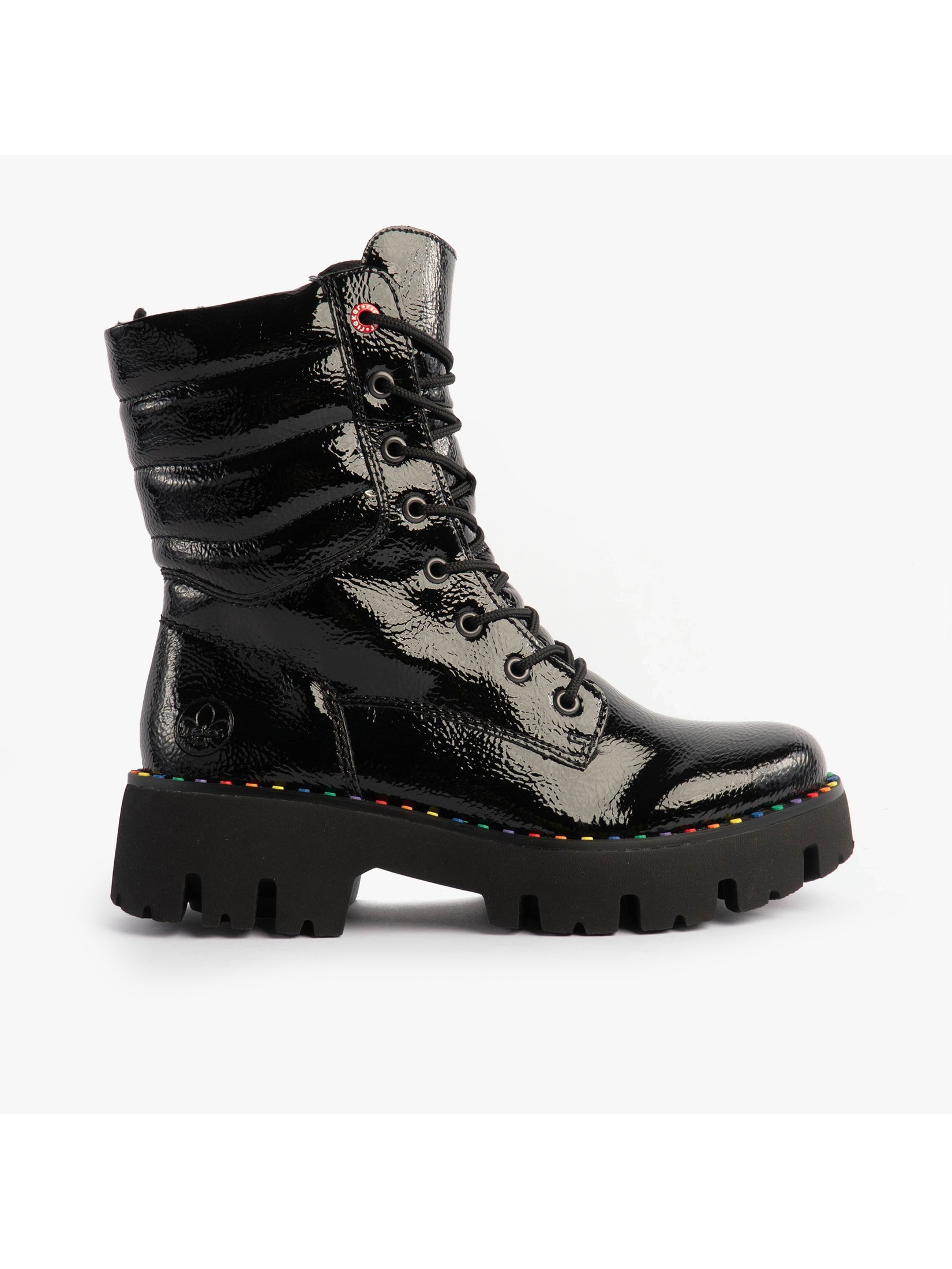 Rieker Women's  Black Y3330-00 Flat Boots in Size 6, BrandAlley