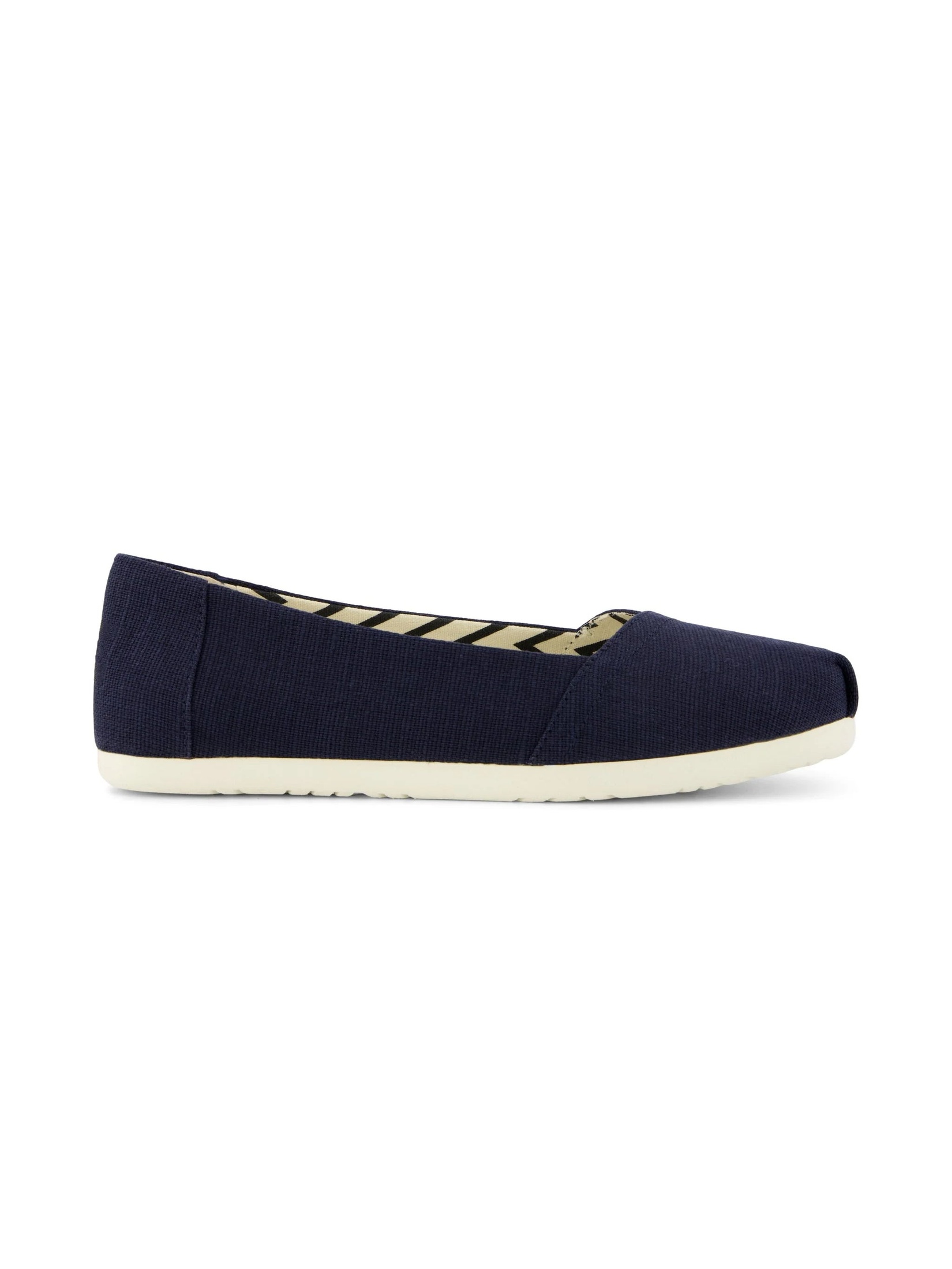 Toms Women's  Navy Alpargata Ballet Ballerina Shoes in Size 6, BrandAlley