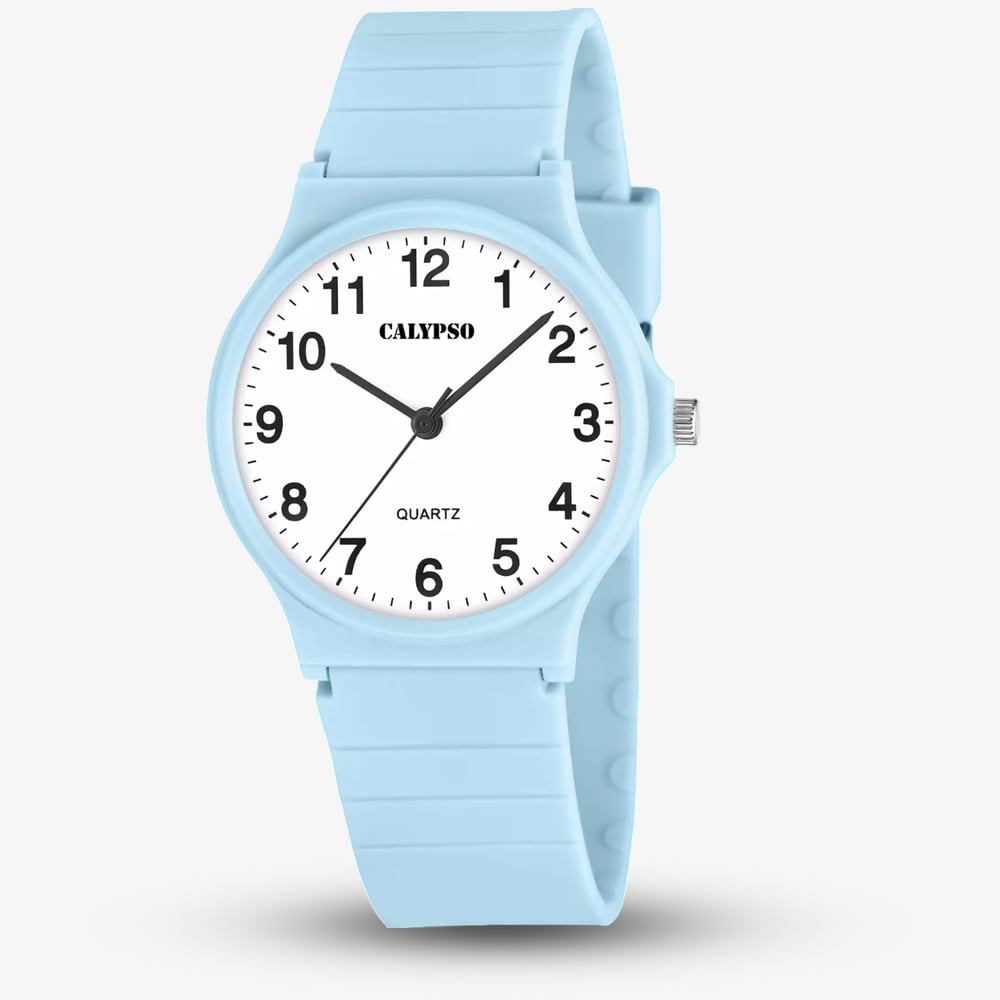 Calypso Boys  Ladies Sweet Time Blue Rubber Strap Watch K5880/3 , BrandAlley
