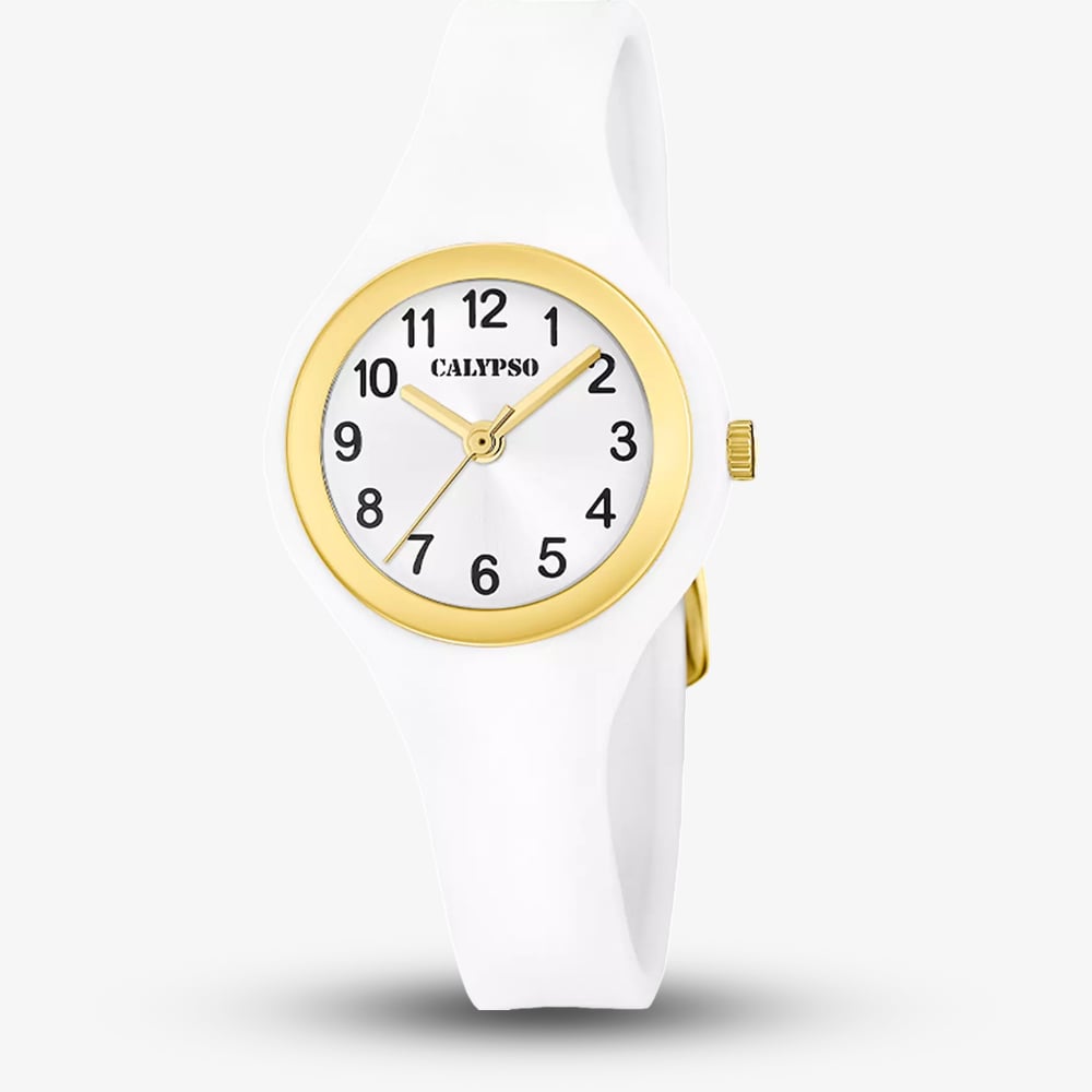 Calypso Boys   White Ladies Trendy Rubber Strap Watch K5877/1 , BrandAlley